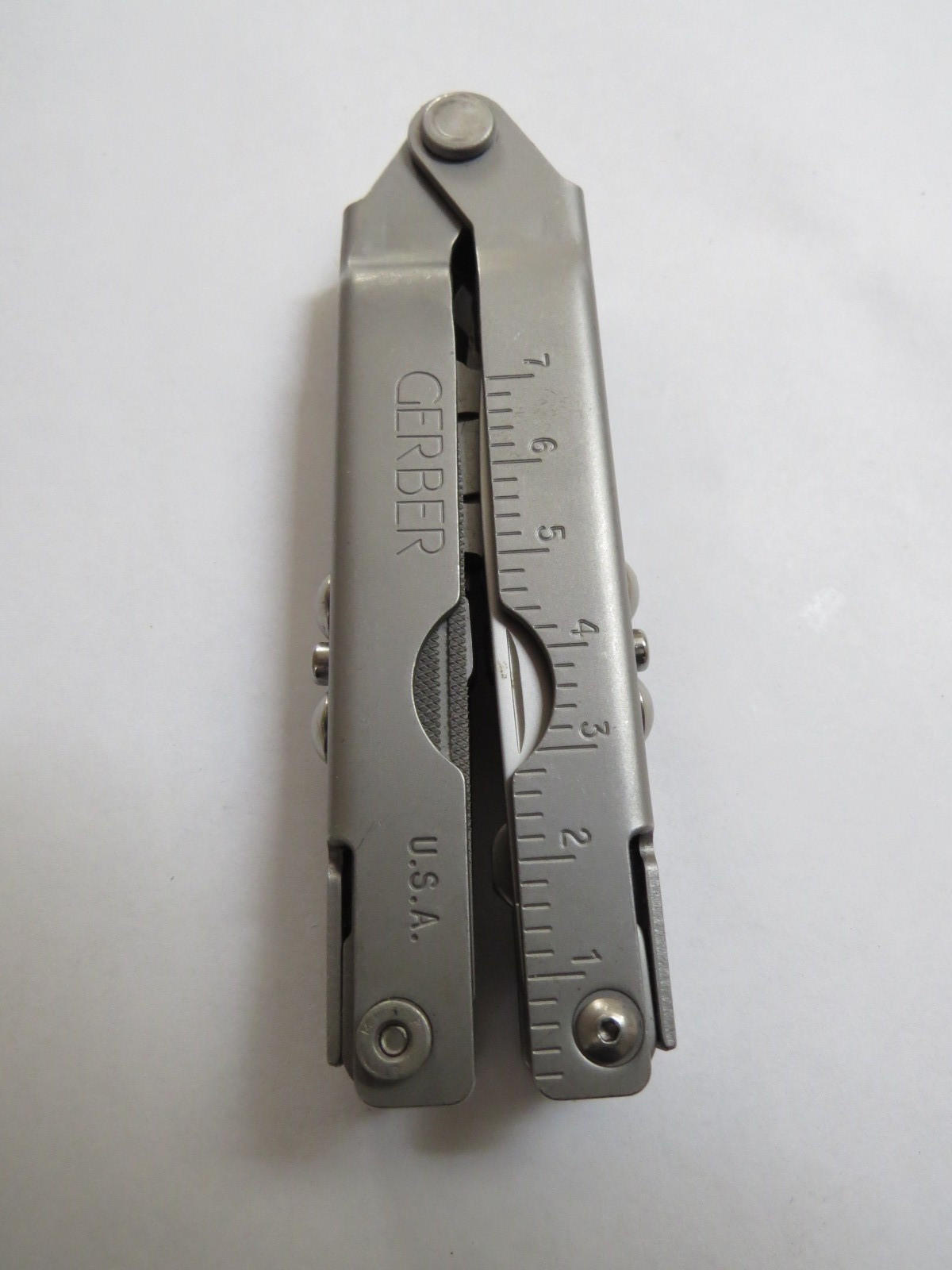 Vintage Stainless Gerber MP600 Blunt Nose Multi Plier Folding Tool No Plastic