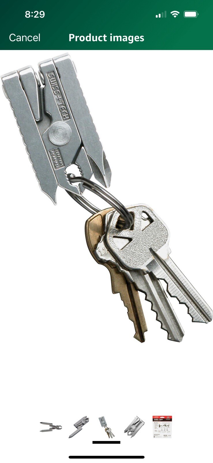 ST50022 Stainless Steel 6-in-1 Key Chain Multi Tool, Polished Finish (Single …
