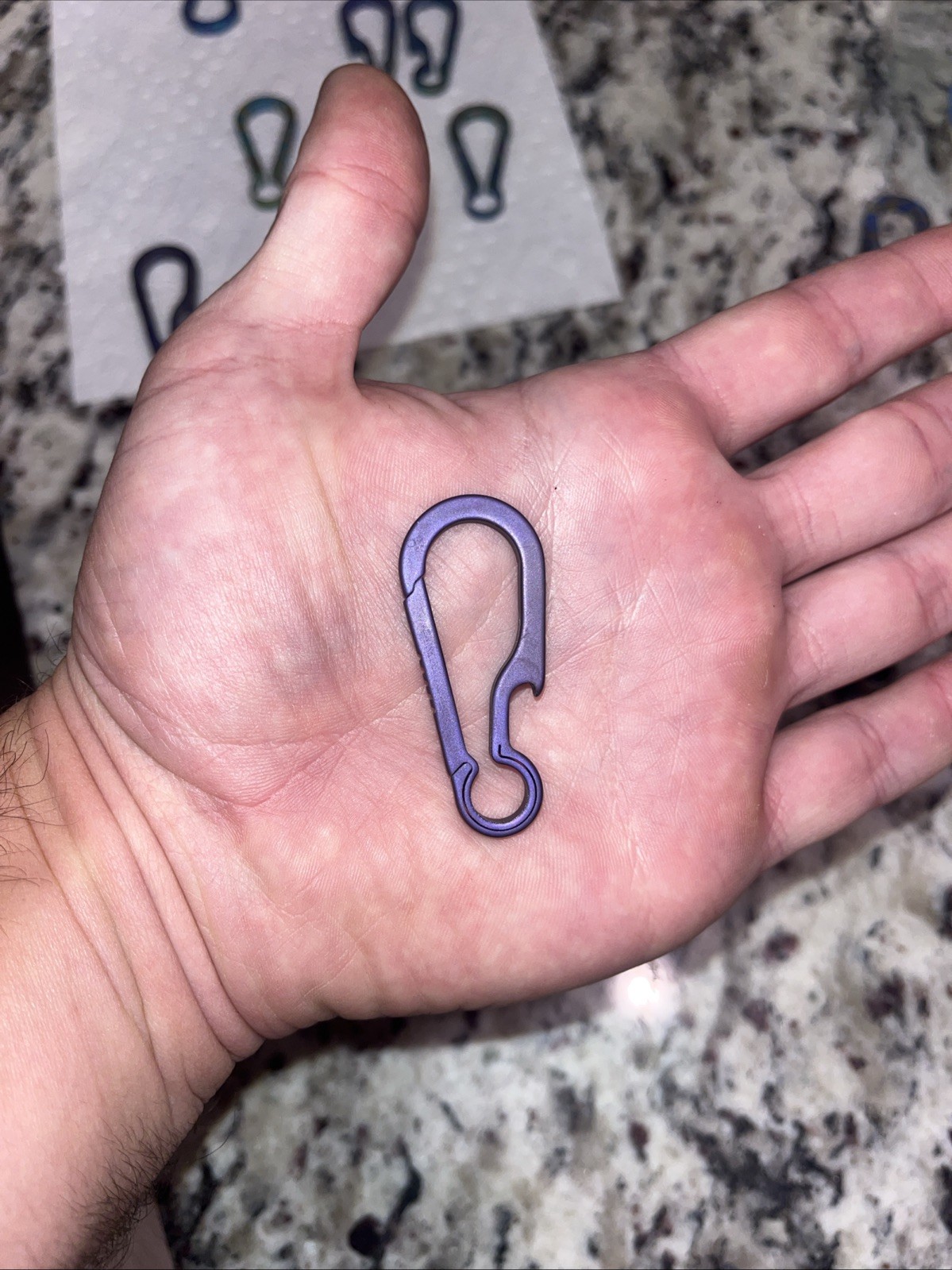 Anodized Titanium Keychain Multi-Tool Bottle Opener Minimalist EDC