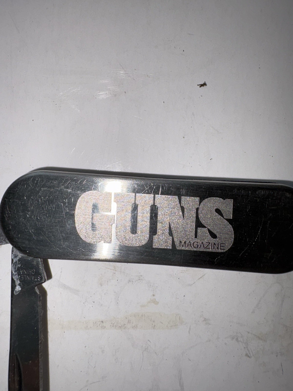 Multi-tool Keychain With Inscription American Handgunner By Guns Magazine