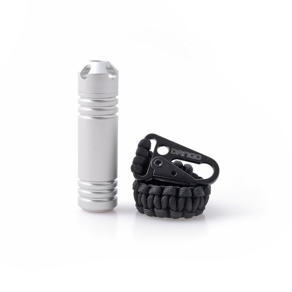 EDC Alloy Waterproof Capsule Tube Outdoor Survival Seal Pill Case Small Item Box