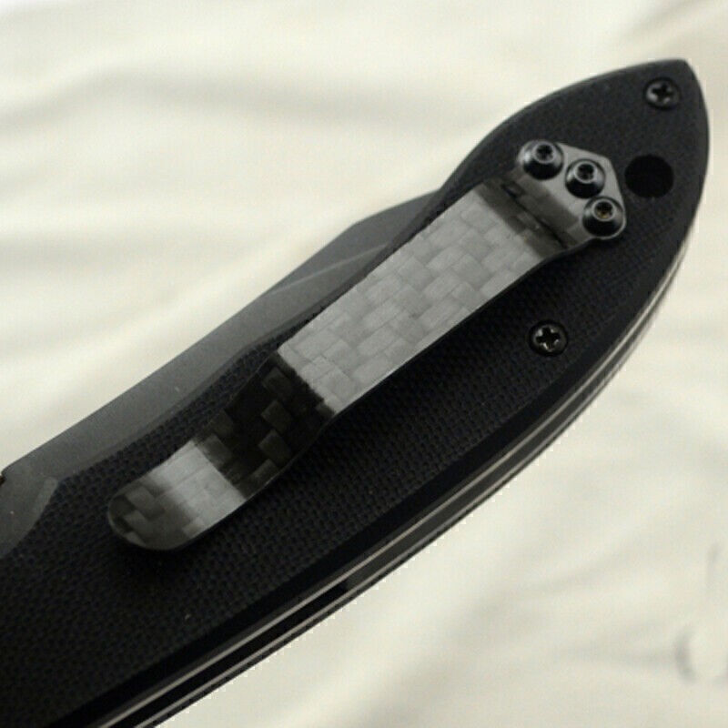 Carbon Fiber Pocket Back Clip for Spyderco C81 Paramilitary 2 C223 C11 C10 Knife