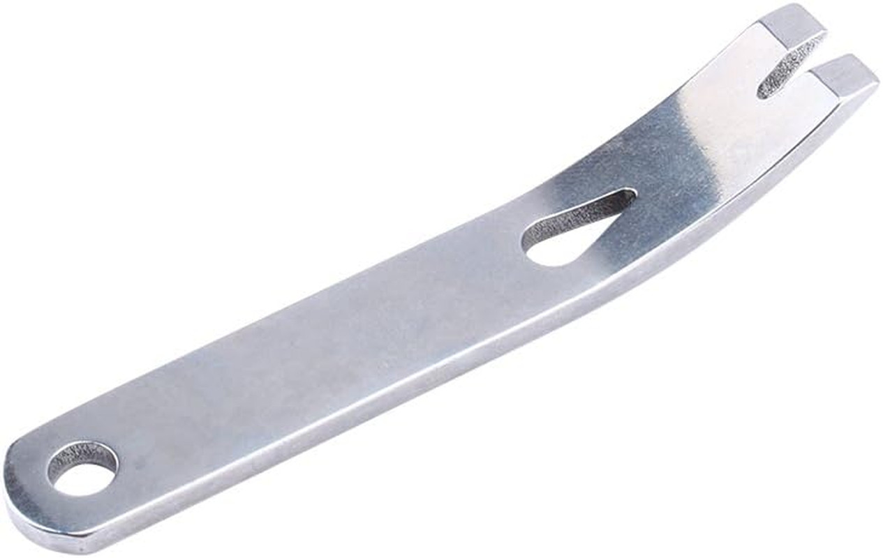 2Pcs Stainless Steel Pocket Bar, EDC Gear Mini 3Inch Crank Crowbar, Pocket Pry B