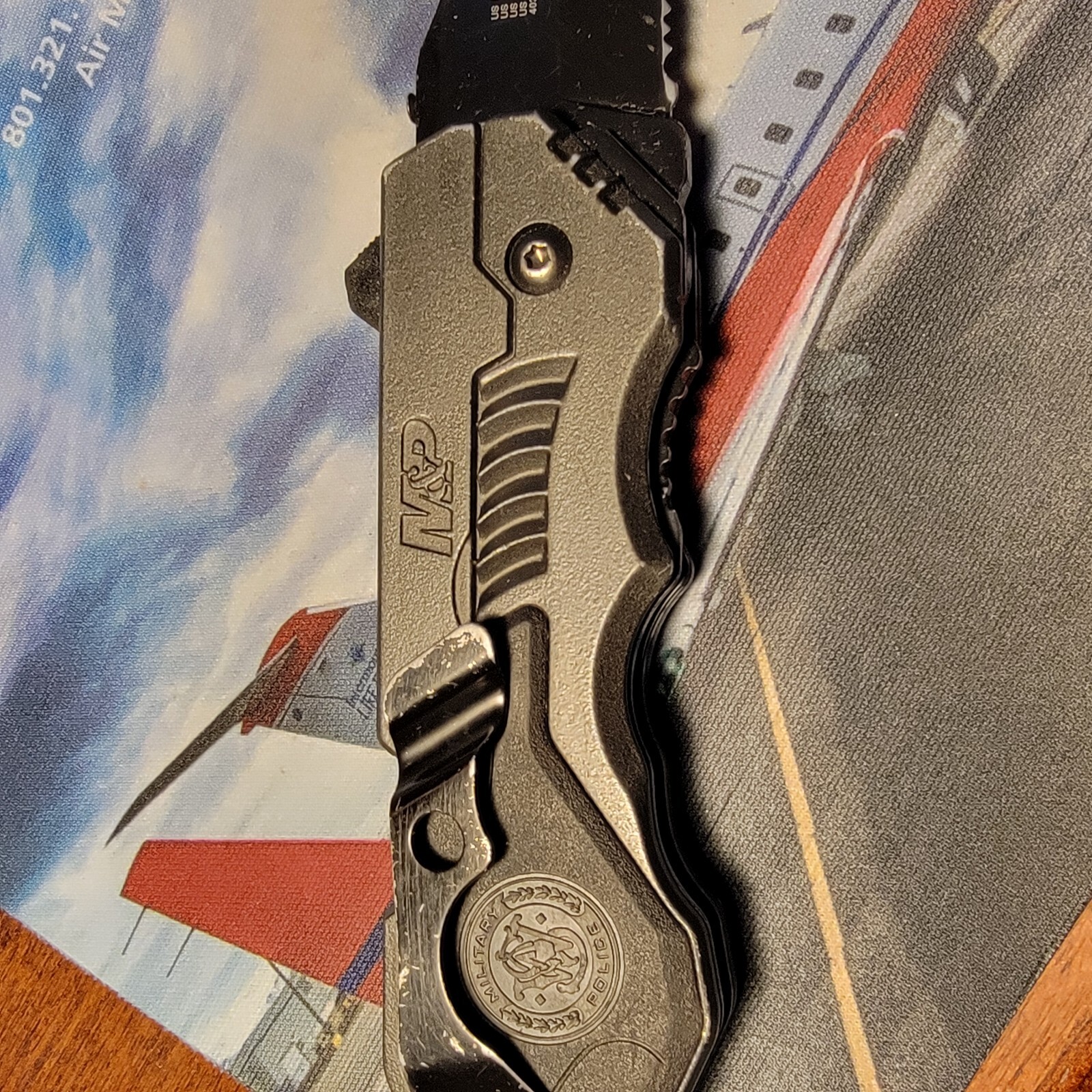 SMITH & WESSON M&P SWMP4LS KNIFE 8.5 INCH OPEN