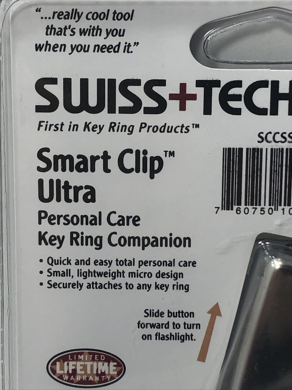 Swiss Tech Smart Clip Personal Care Key Ring Companion 9-in-1 SCCSSS NIP