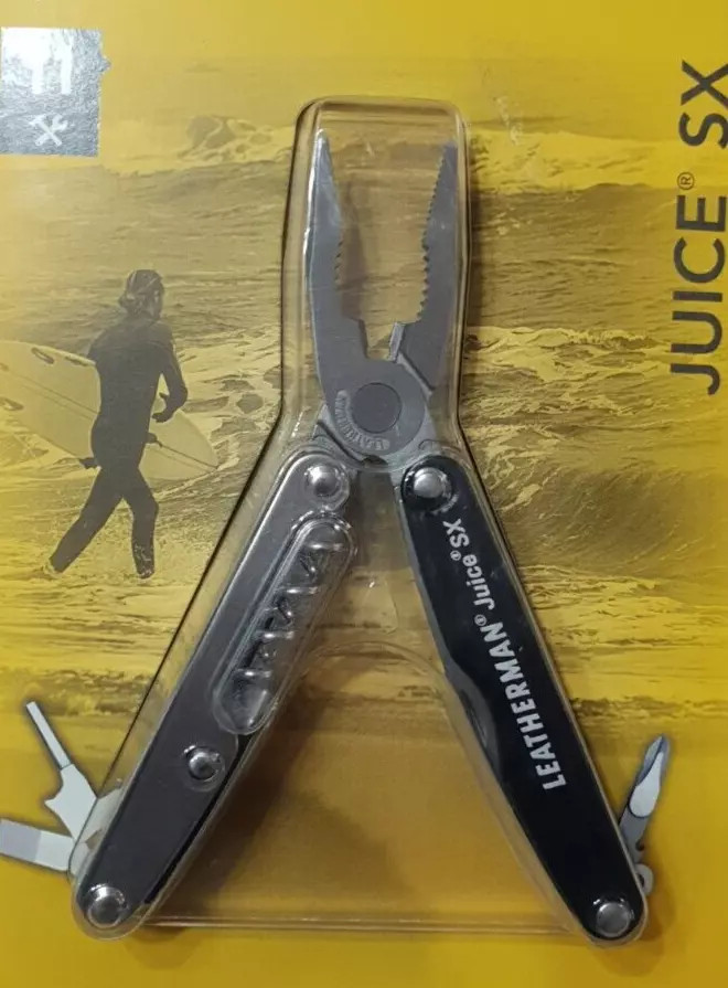 🔥🔥🔥 Leatherman Juice SX Collectable Retired Very Rare Multi Tool Mint Blister