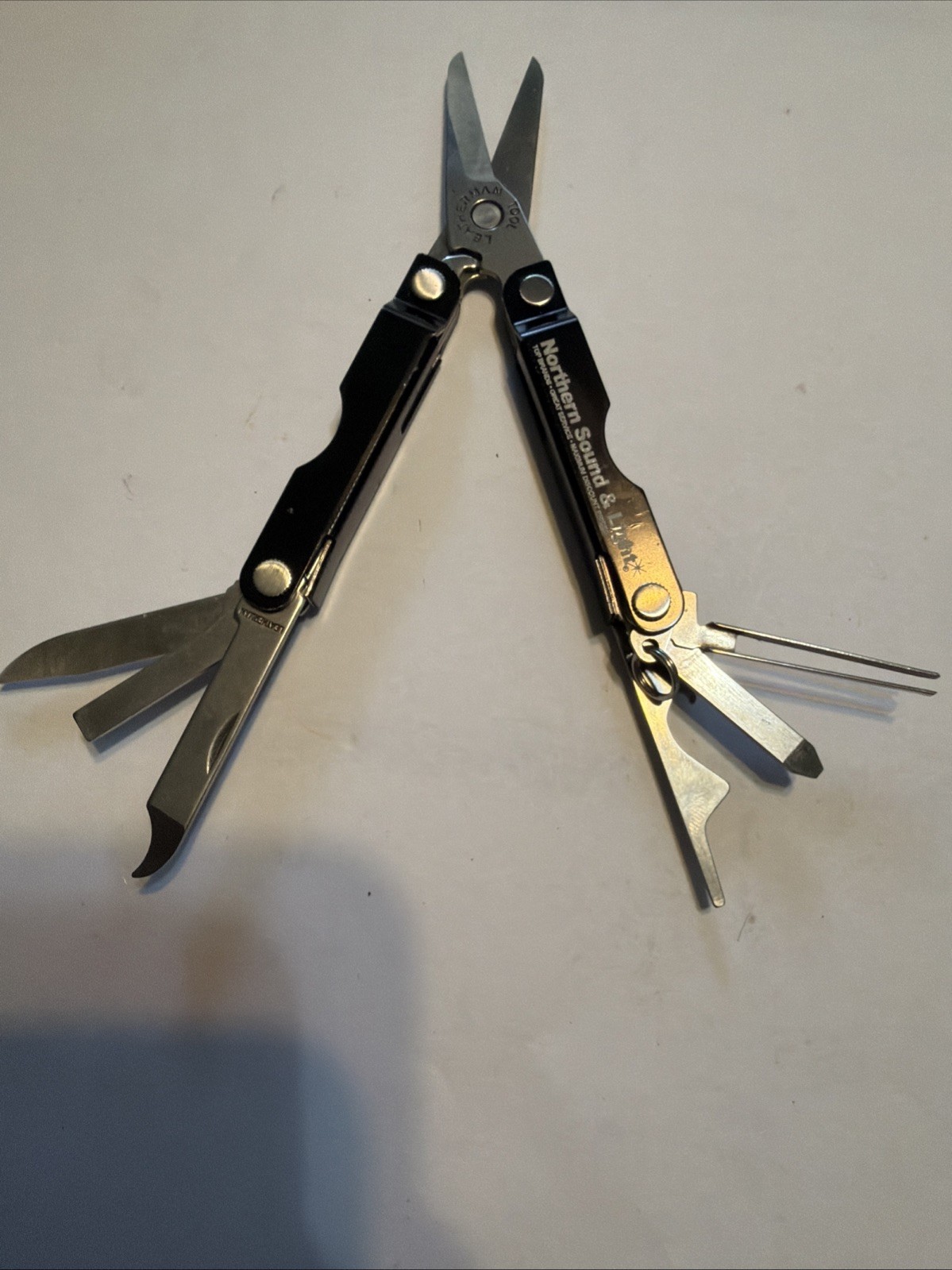 Leatherman Micra Multi-Tool Stainless Steel Blade Knife, Scissors, Key Ring