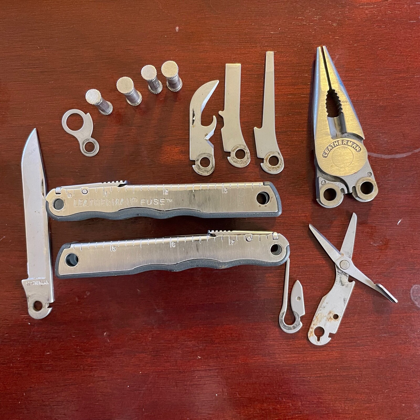 Parts from Leatherman Fuse: One (1) Part for repairs or mods