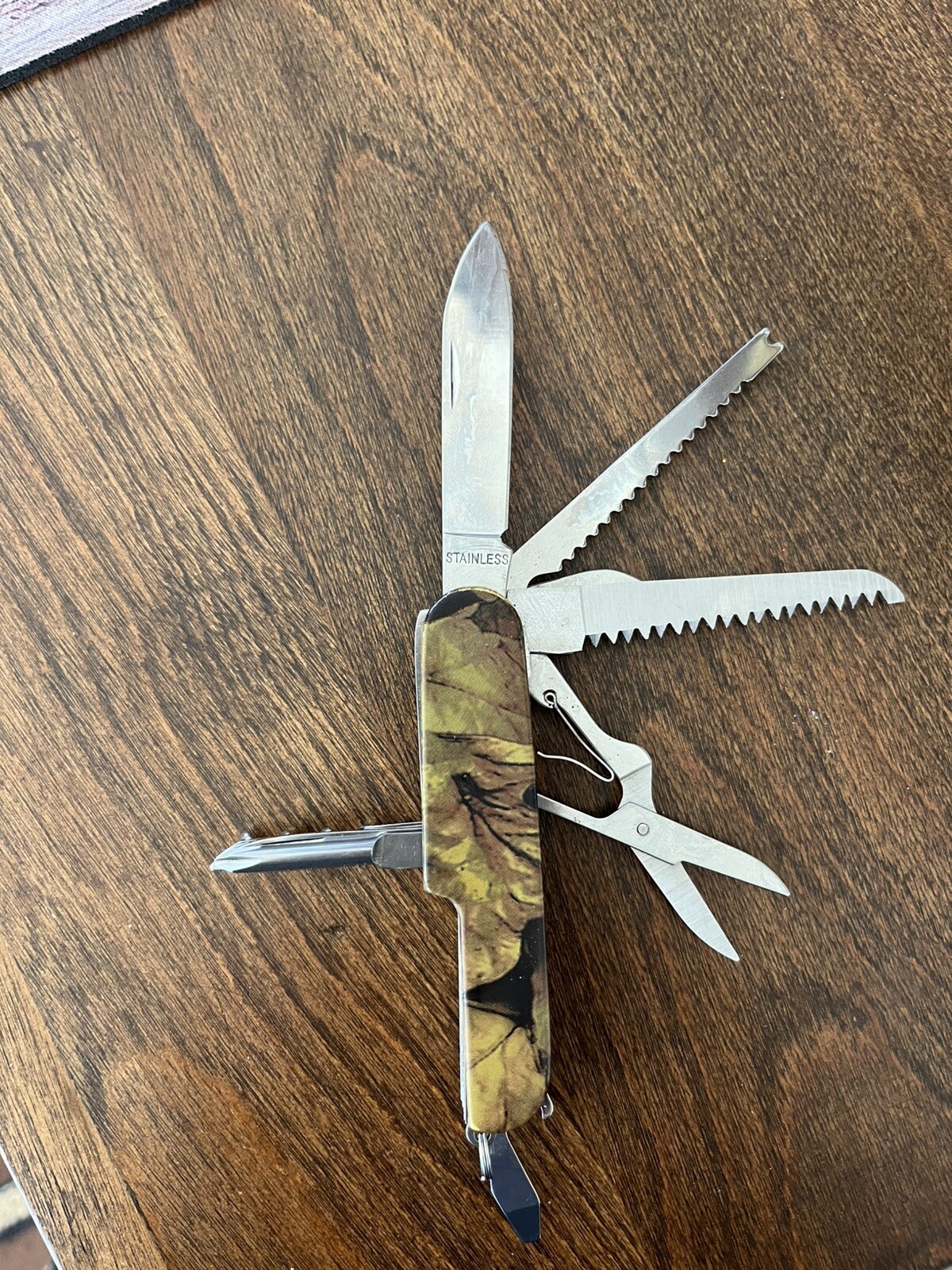 APPALACHIAN TRAIL STAINLESS, 11 FUNCTION MULTI TOOL HANDYAN POCKET UTILITY KNIFE