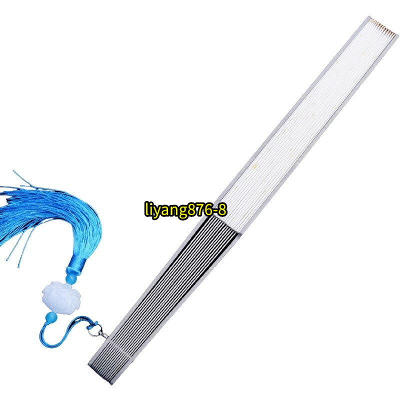 Titanium Alloy Folding Fan Chinese Style Portable Kung Fu Folding Fans 10”