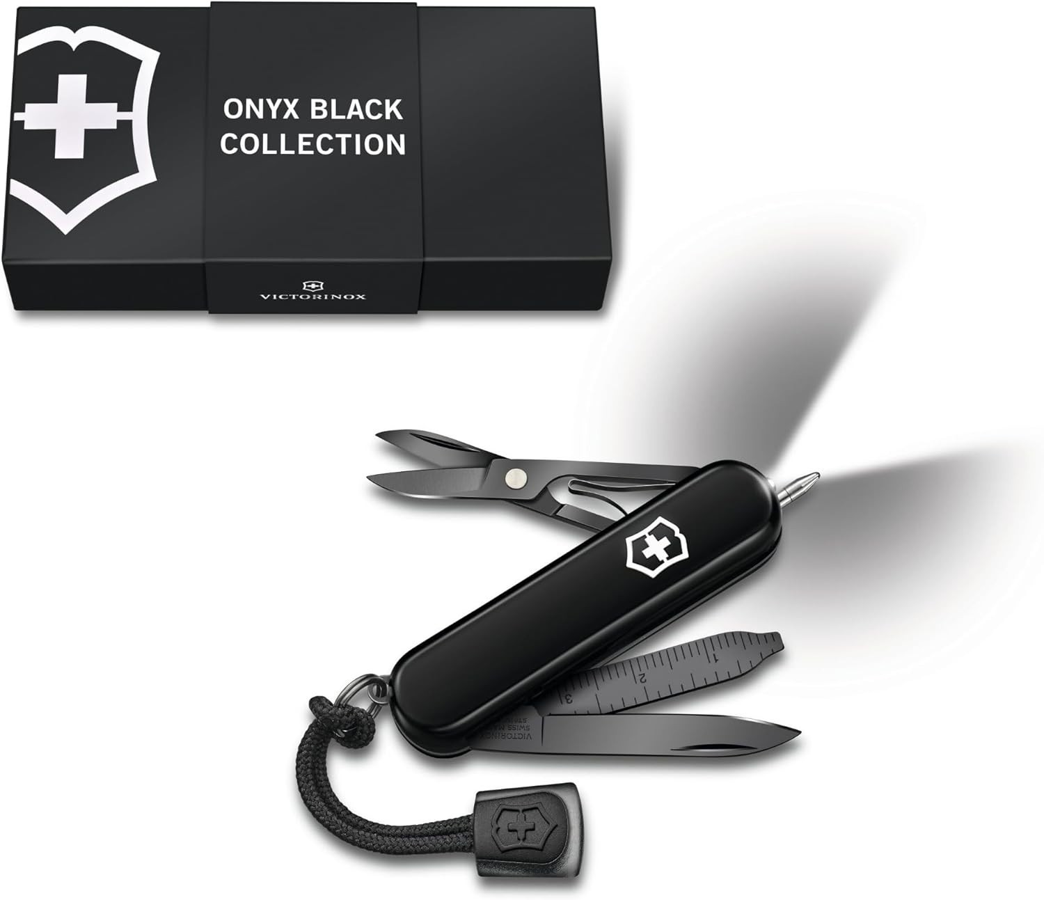 Victorinox Onyx Black Signature Lite 58mm Monochrome Finish SAK Multi-Tool 0.622