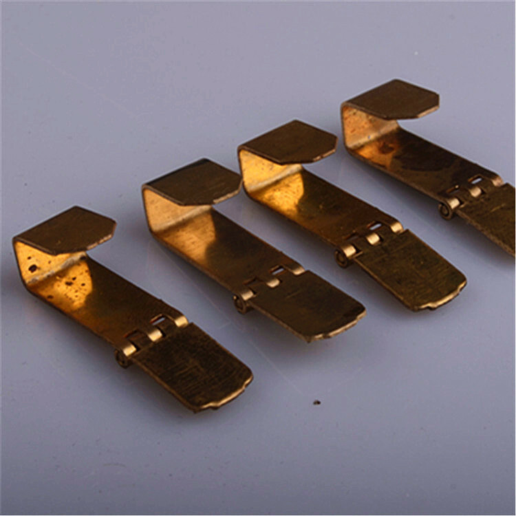 2PCs. Shell Hinge for ZORRO & ZIPPO Copper / No Plating 3.3*0.9*0.8 CM