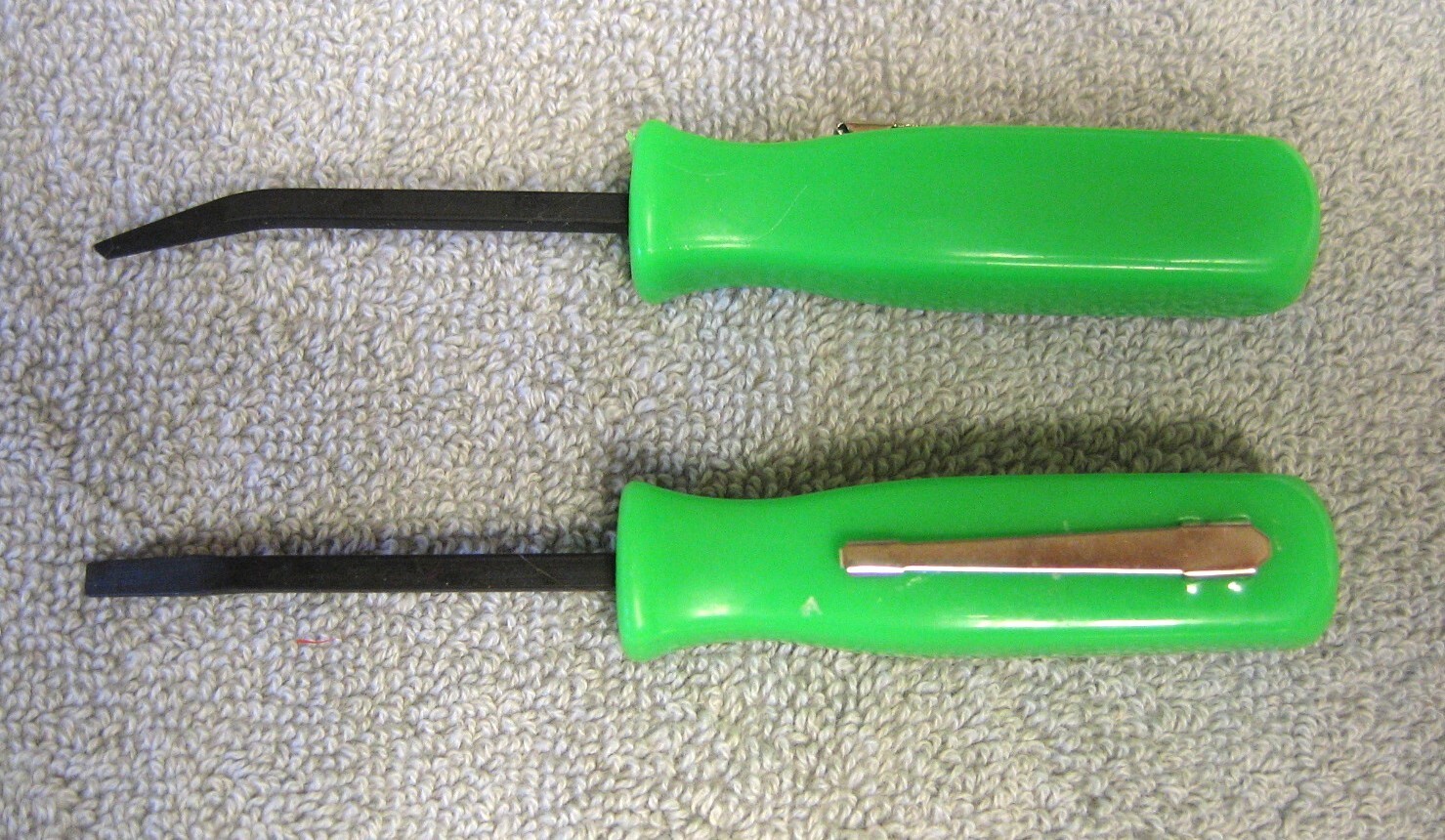 Snap On Pocket Screwdriver & 2 PQY Pocket Mini Pry Bar Tools **Green** *NEW*