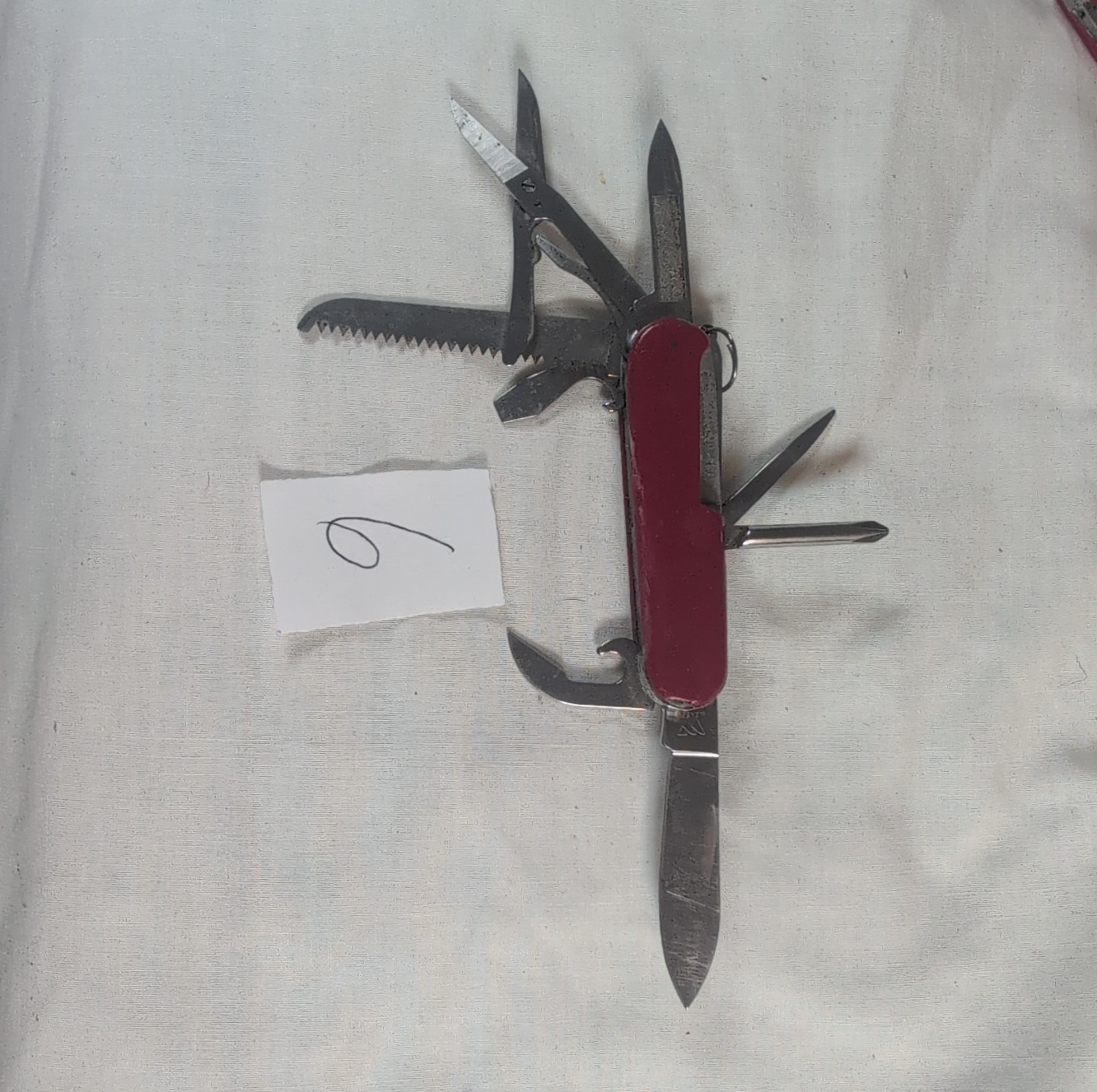 Wenger Handyman 85mm Red Multi-Tool 7 Tools Swiss Army Knife SAK