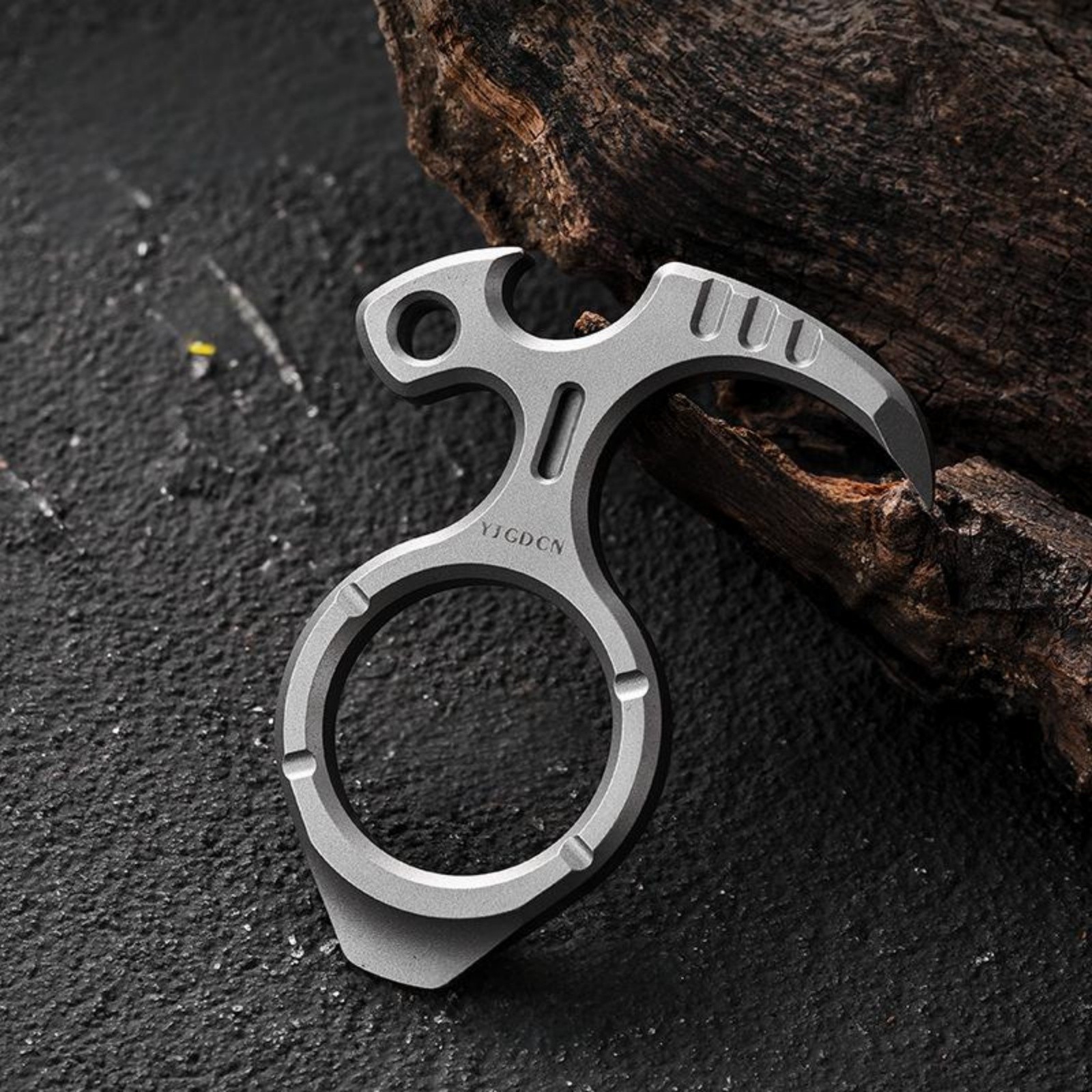 Titanium Alloy EDC Multi Tool Bottle Opener Outdoor Camping Pocket Gear