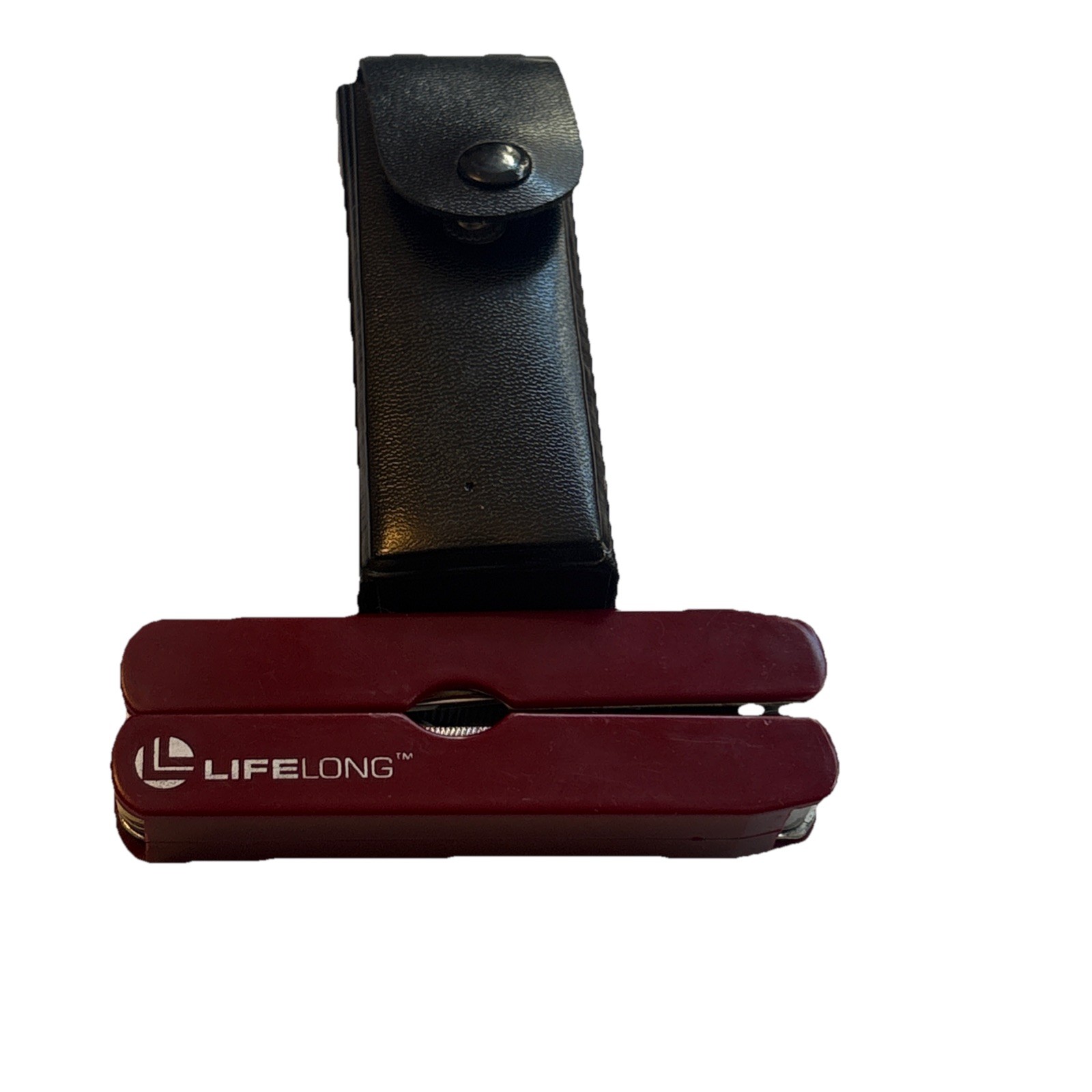 Lifelong Multi-Tool Pocket Knife & Pliers Utility Mini Tool Set EDC New DARK RED