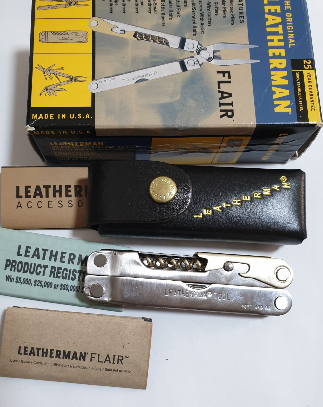 🔥🔥🔥 Leatherman Flair Rare Retired Multi Tool Collectable New In Box