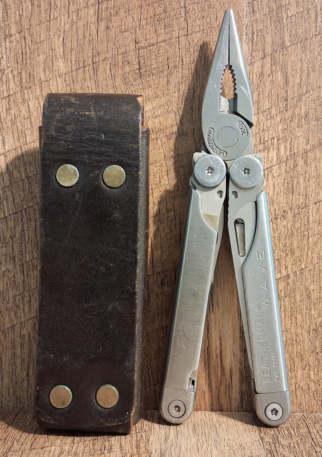 Leatherman Wave (Pat. Pending) Multi Tool + Original Leather Case Good Condition
