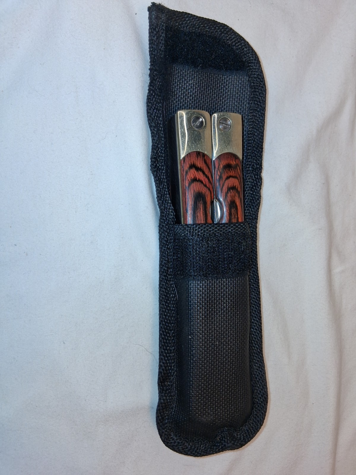 Appalachian Trail Multi-Tool 12-1 Tool – Stainless Steel Wood Inlay
