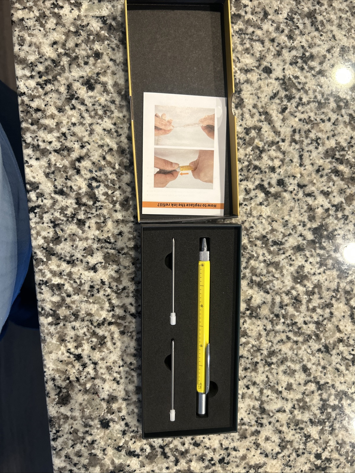 Pocione 6 in 1 Multi Tool Pen NIB Stylus Level Ruler Screwdriver