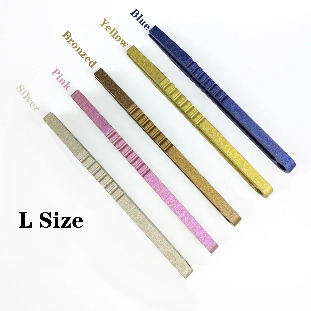 2 Sizes Portable Titanium Alloy Tweezers Outdoor Survival Camping Travel EDC
