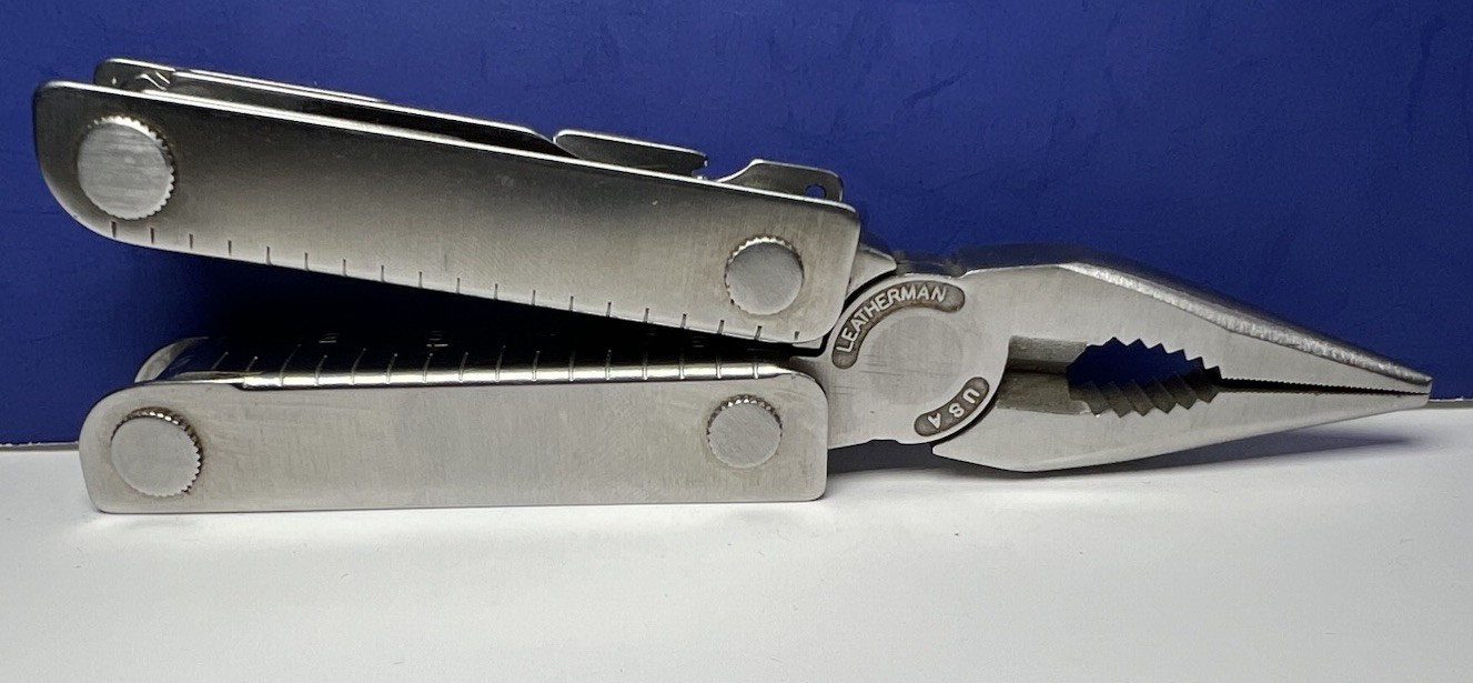 Leatherman Mini Tool Early Production Run Blank Unmarked Handles Very Rare USA