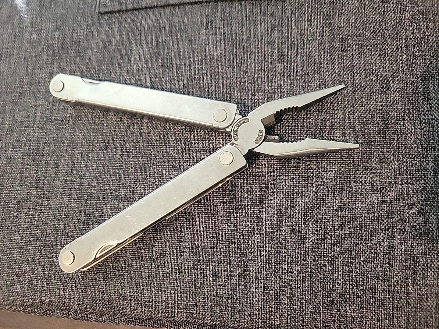 Vintage Original Leatherman Multi-Tool Portland OR TM 1325473 w/ Leather Sheath