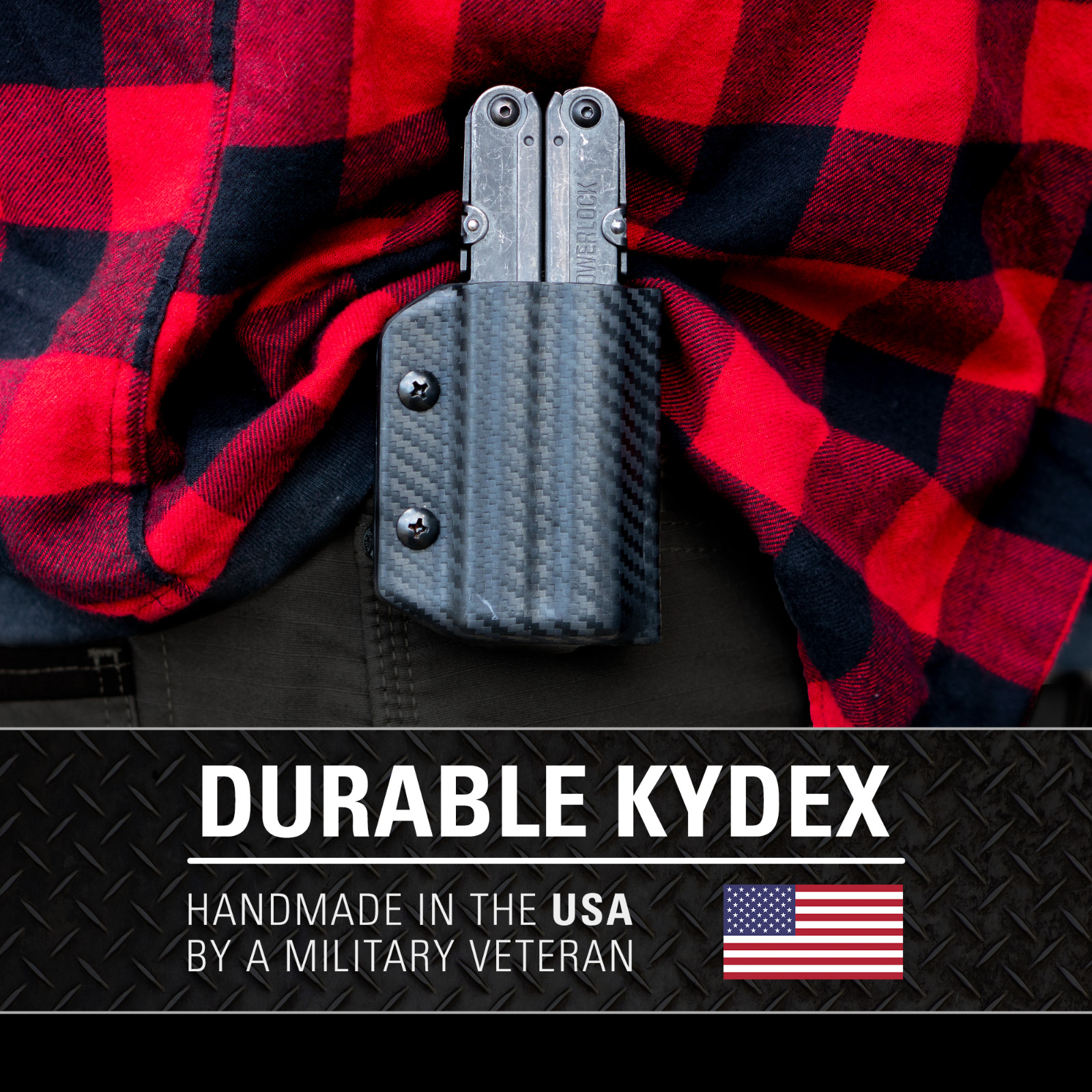 Kydex Multitool Sheath fits SOG Powerlock – USA MADE