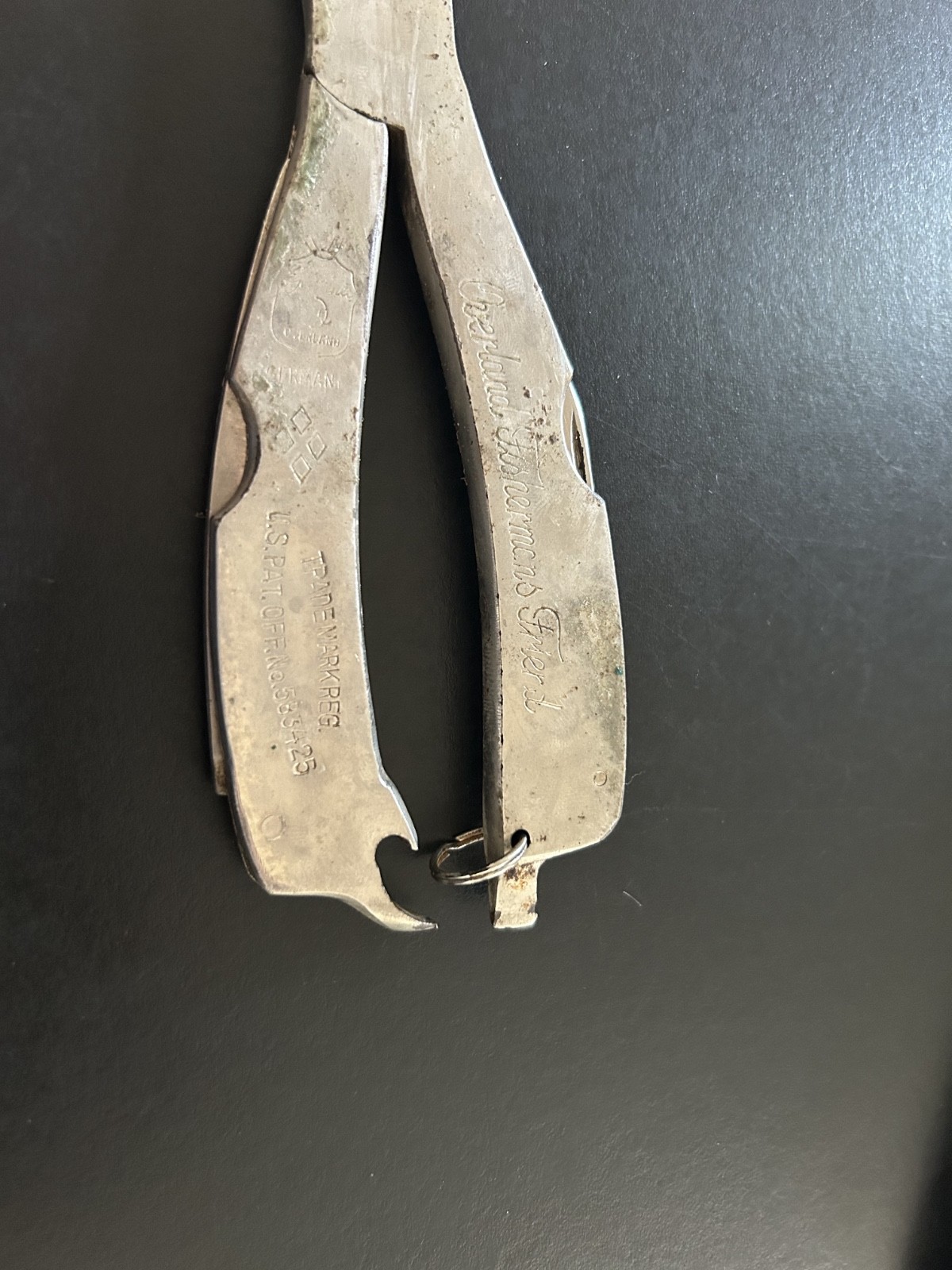 Overland Fisherman’s Friend Pliers Multitool w/ Leather Sheath No. 583425