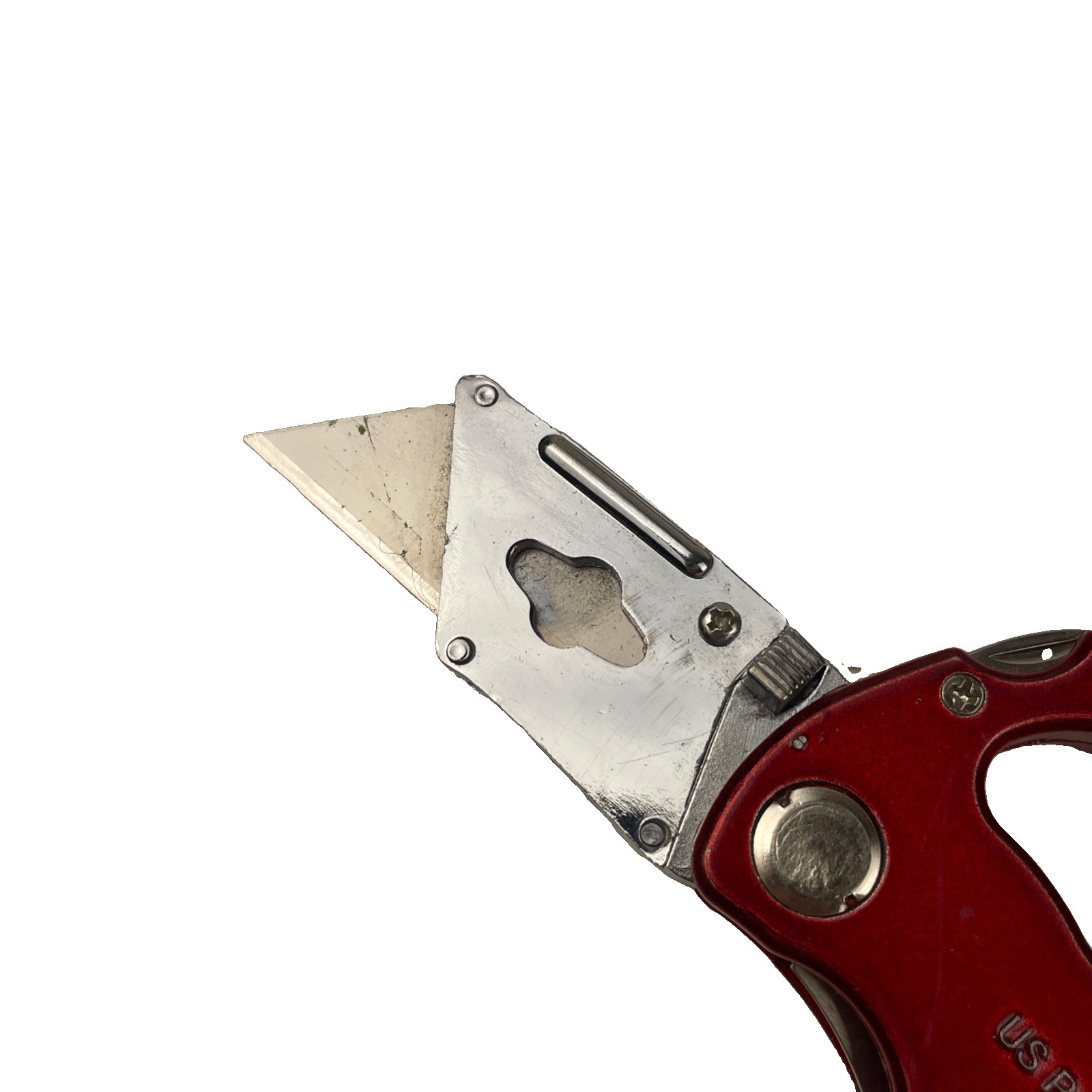 Carabiner Multitool Knife Red Color