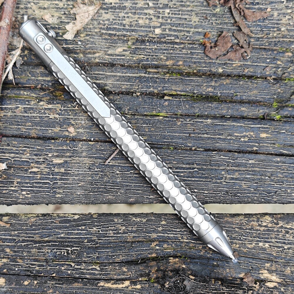 Sign pen Titanium Alloy Mechanical Pen with EDC Glass Breaker Multi Tool