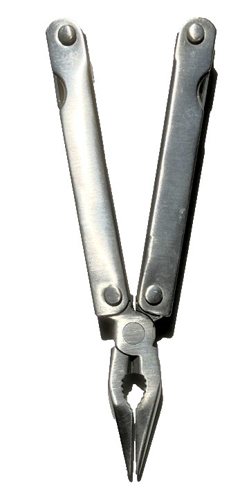 Multi tool Folding Pocket Tool featuring Pliers, wire cutter and 8 other tools