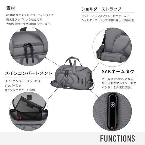 Victorinox Touring 2.0 Sports Duffel – Modern Durable Duffel Bag for the Gym