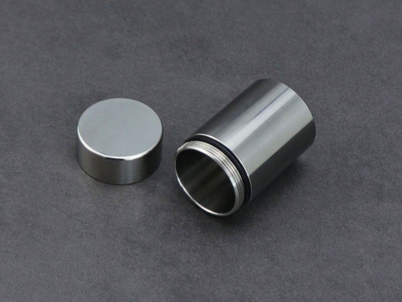 EDC 304 Stainless Steel Waterproof Pill Box Capsule Sealed Container Storage Box