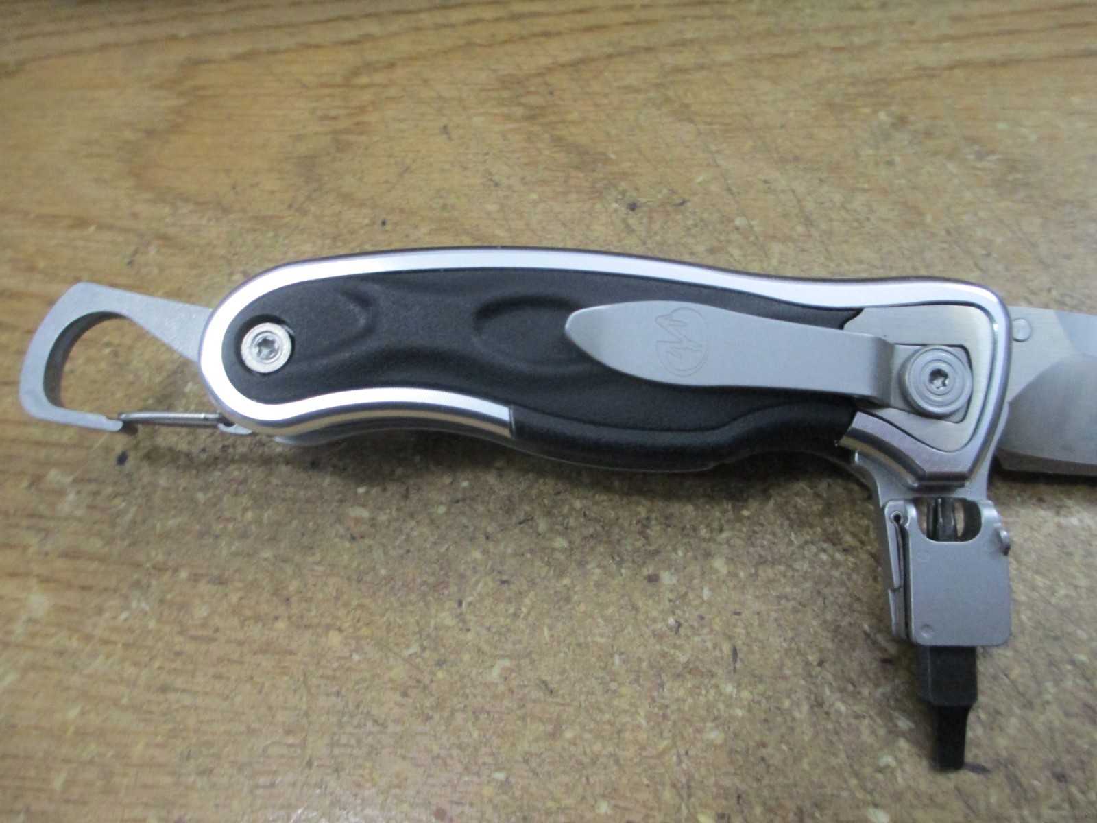 Leatherman E306x Knife Bit Holder Driver Caribiner Bottle Opener W/Sheath