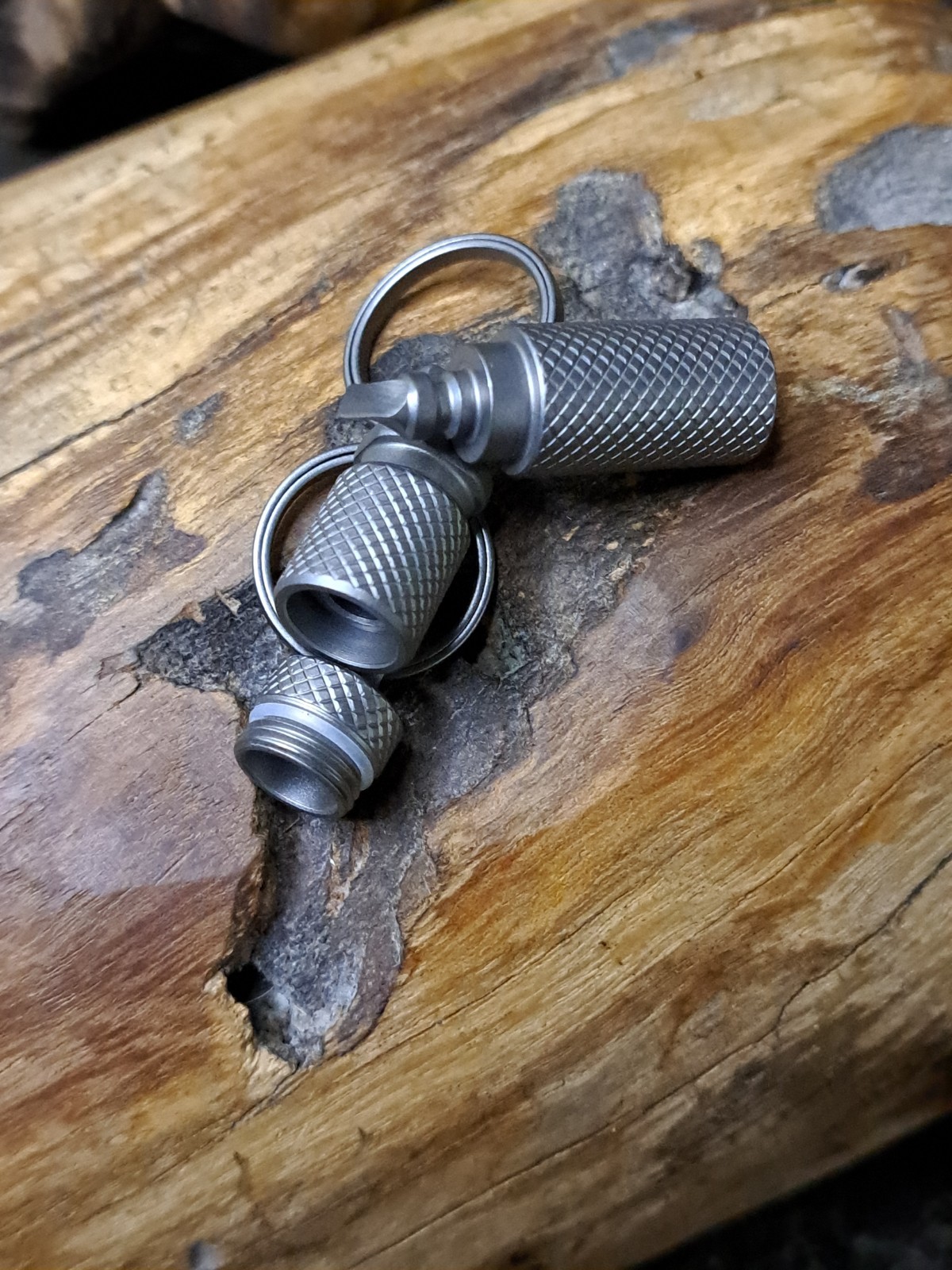 Pro Series Titanium Quick-Release Multi-Tool Swivel Box Opener Pill Fob