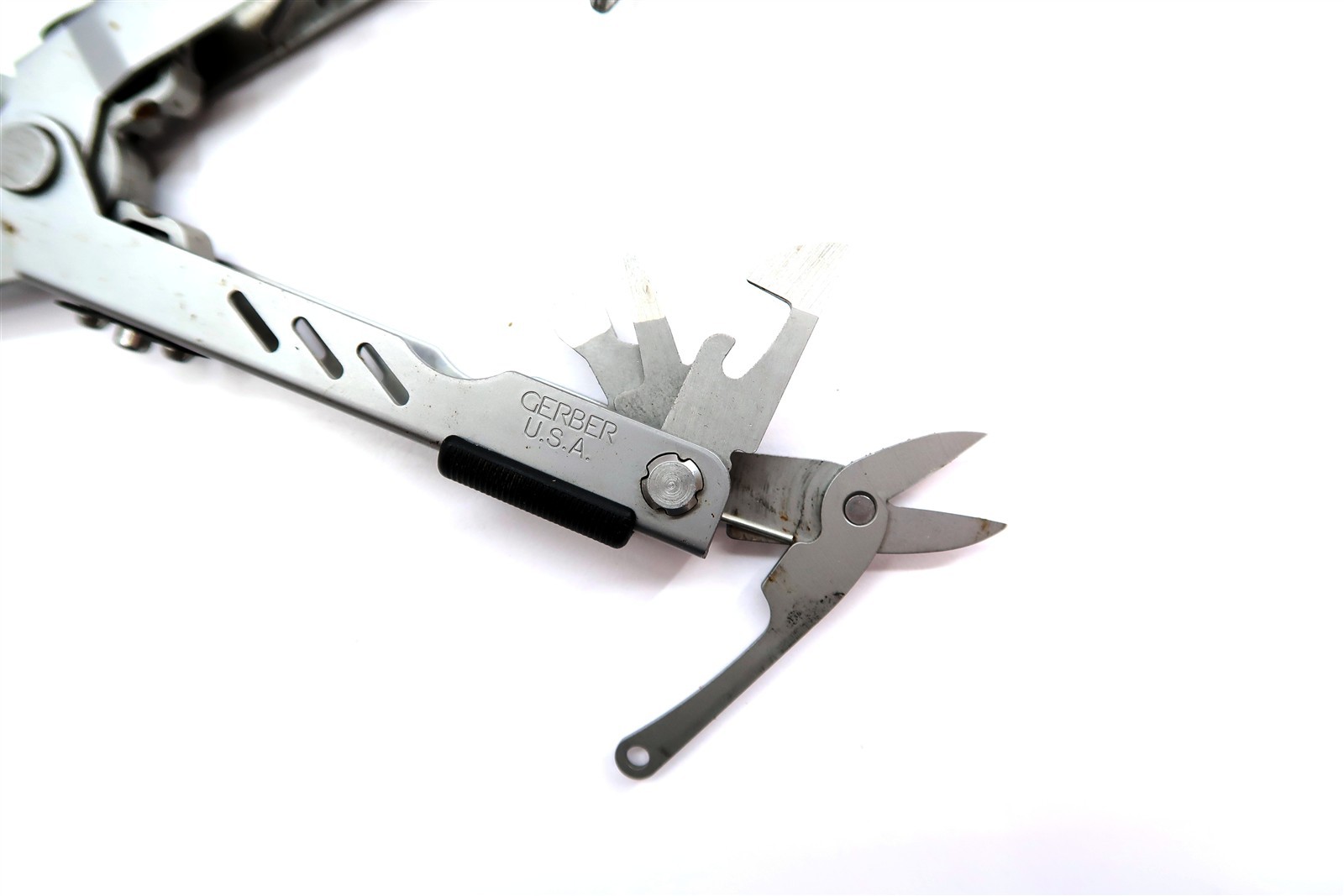 GERBER Fiskars Multi-tool Stainless with Sheath Made in USA NICE CONDITION