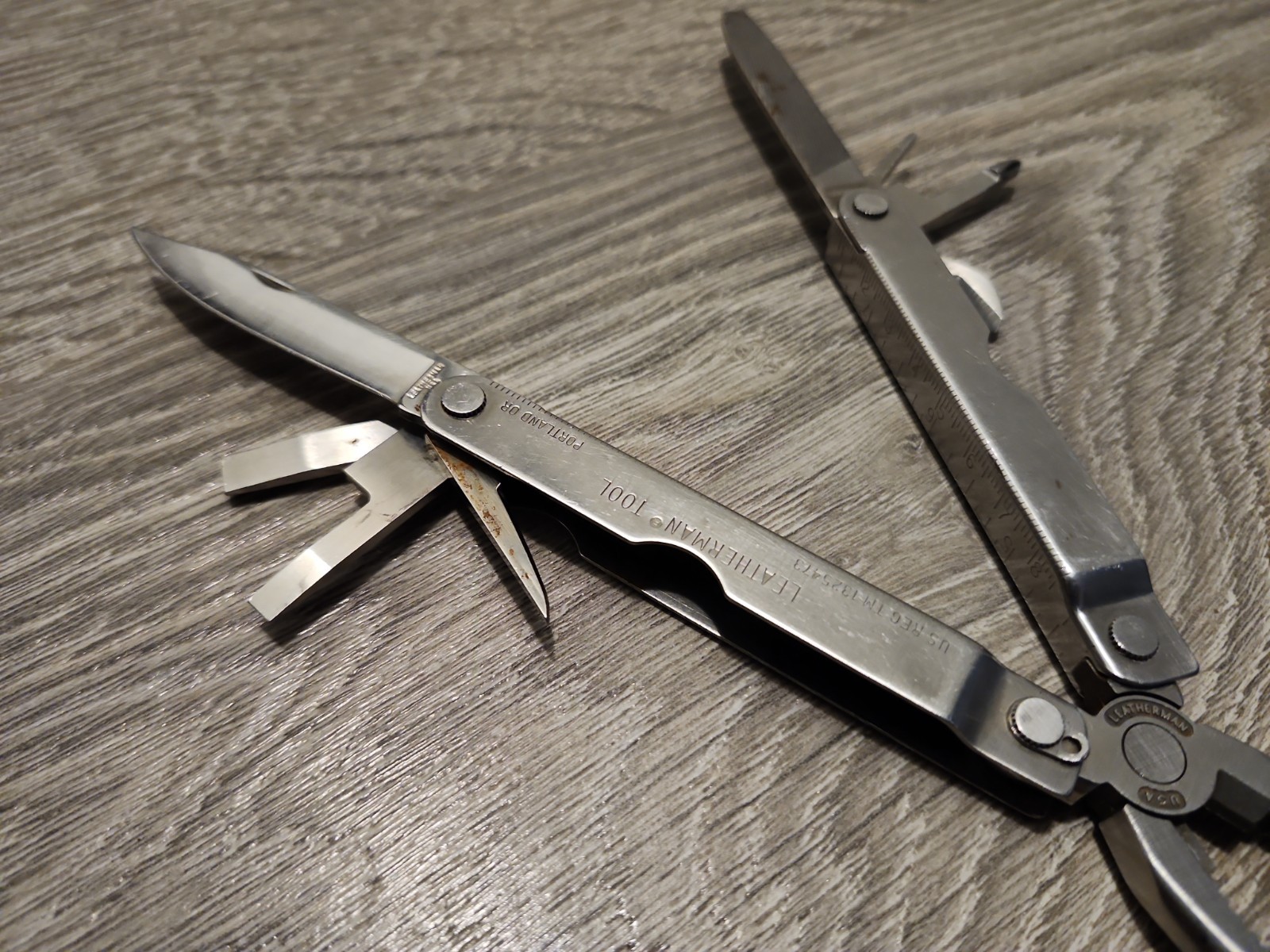 Leatherman Tool – Used, Stainless Steel, Good Condition, Retired