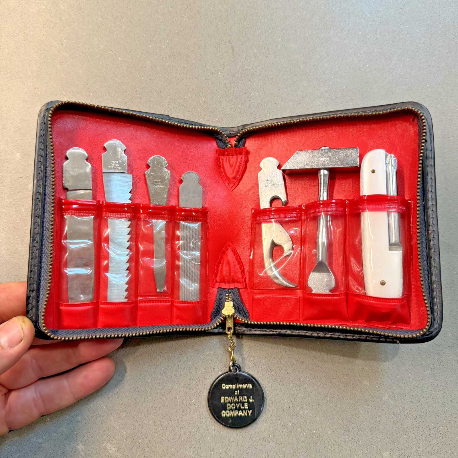 Vintage Japan Barlow Interchangeable Knife Tool Kit Set Edward J Doyle