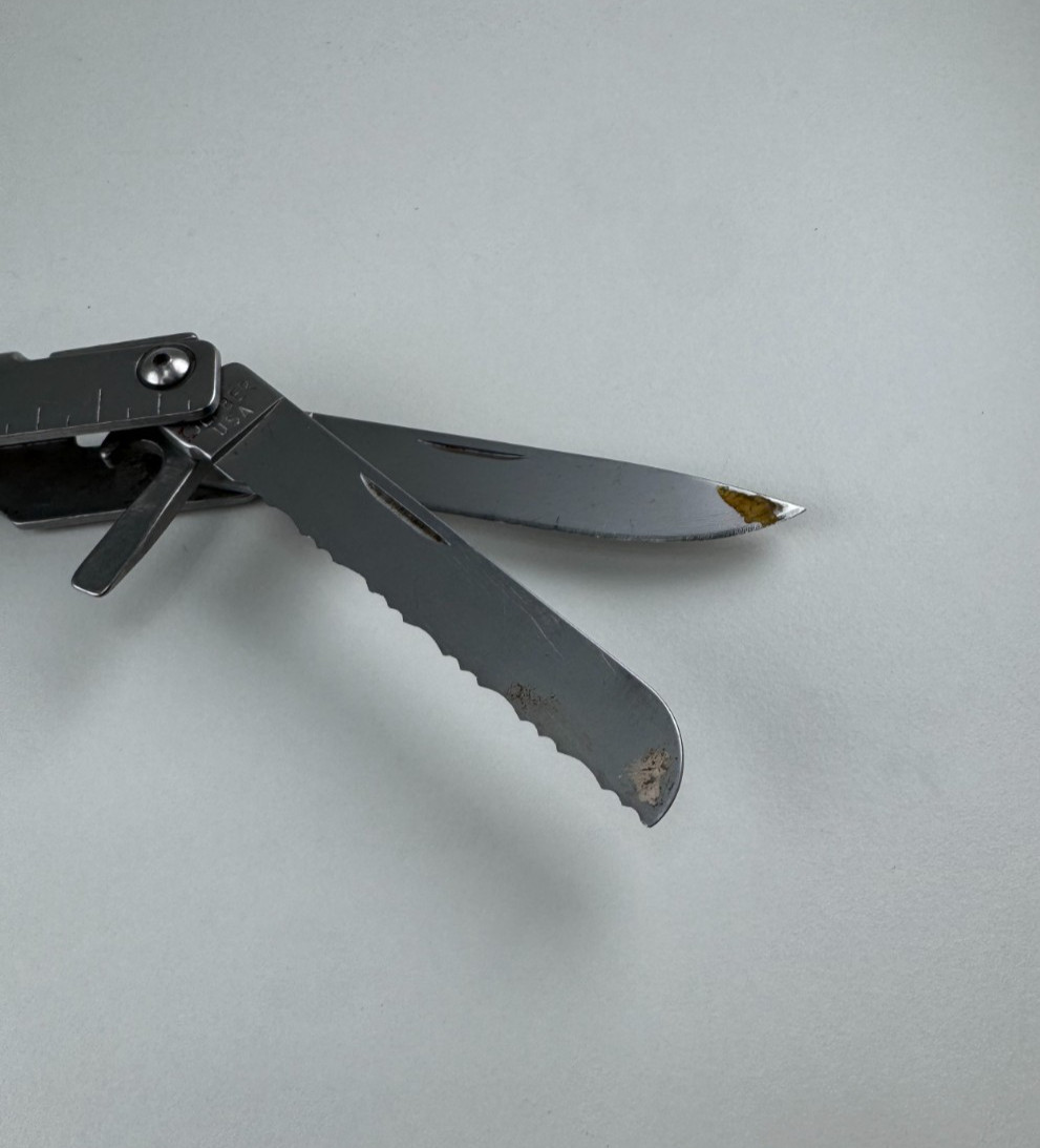 Gerber MP600 Utility Multi-Tool Needle Nose Bluntnose Pliers USA Grey Silver
