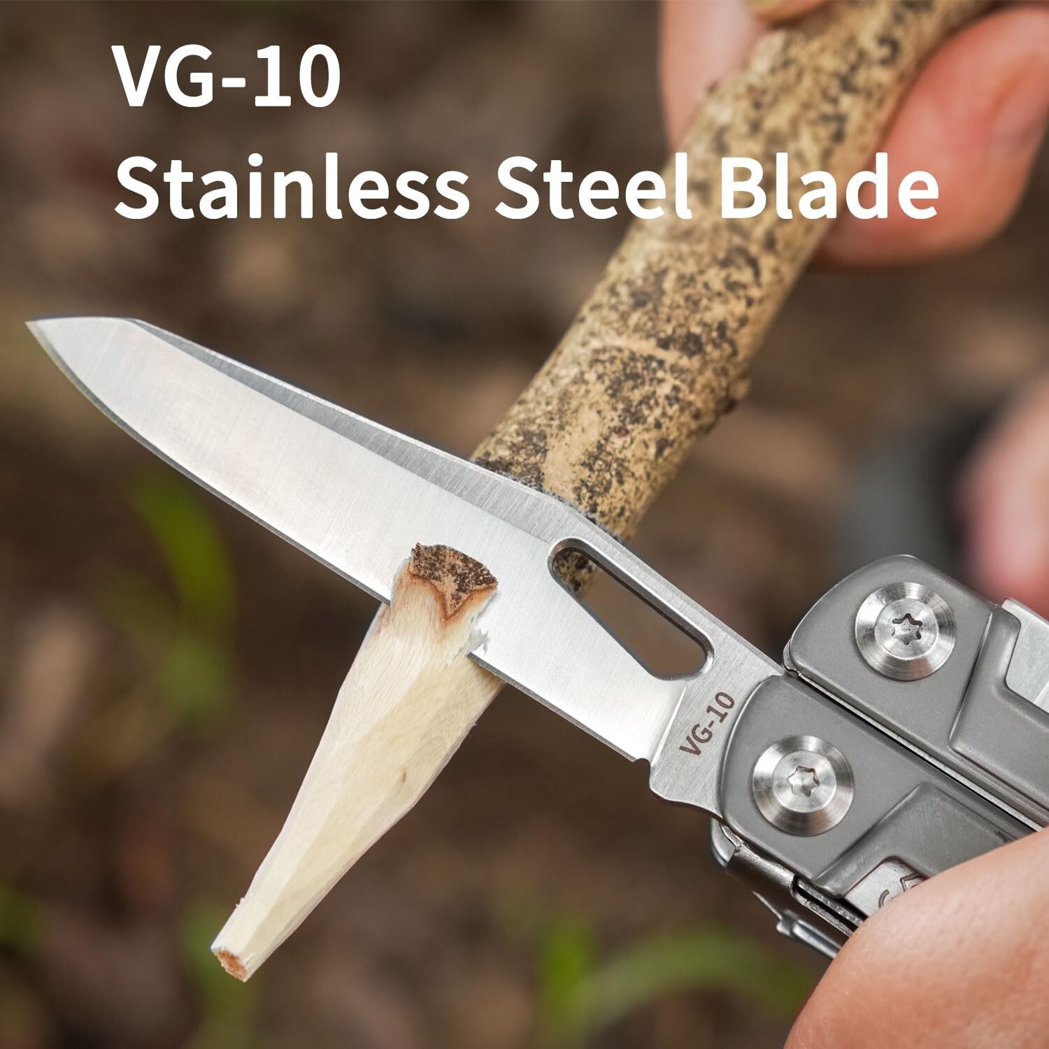 Multitool Pliers, EDC Multitool Pocket Knife VG10 Blade, 27-in-1 Multi-tool w…