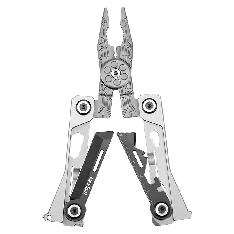 NexTool Folding Credit Card Pocket Size, Sliver Multitool