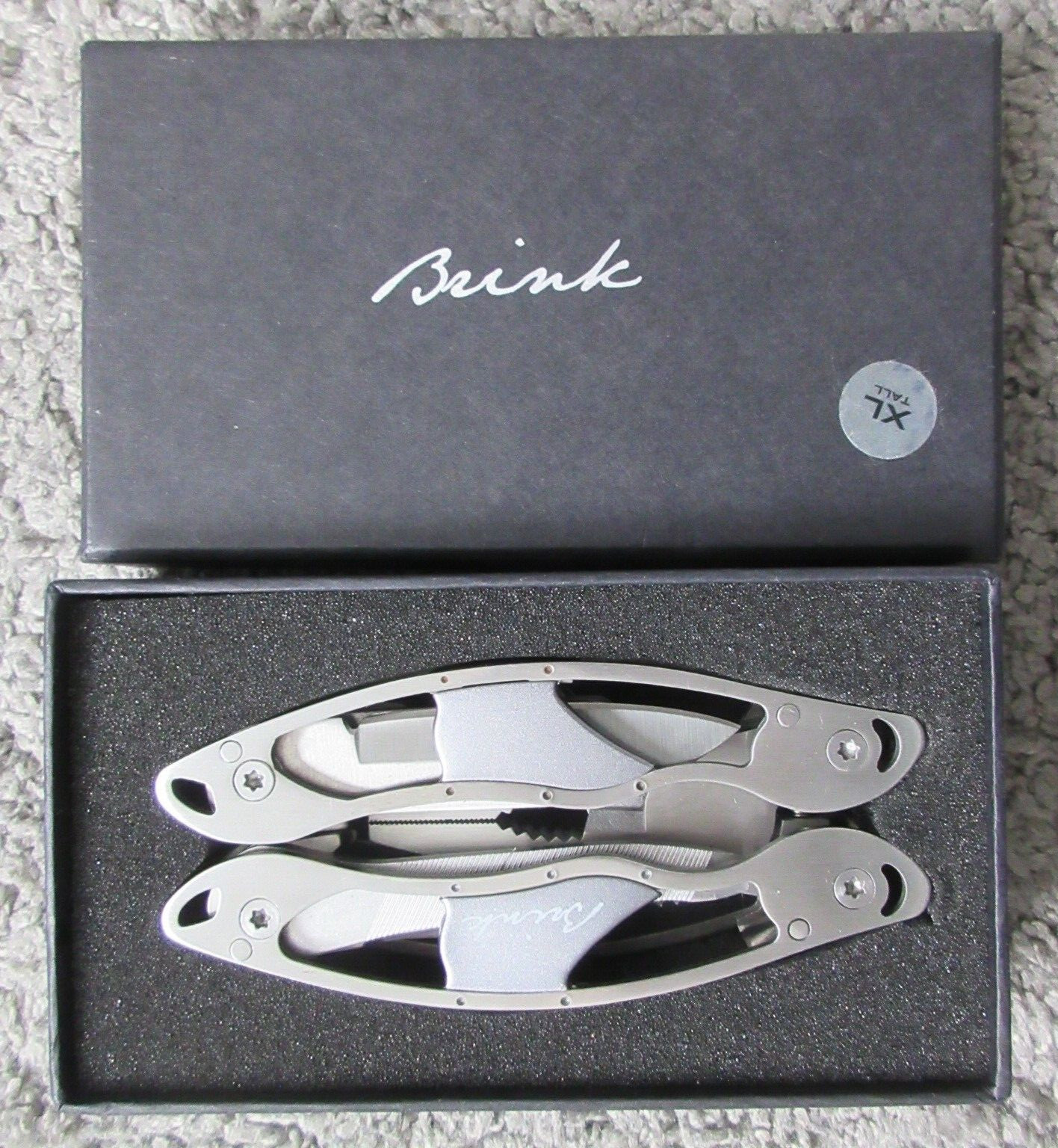NEW NIB BRINK PRESENT TIME MULTI TOOL TOUCH MODERN 13 FUNCTIONS UTILITY CAMPING