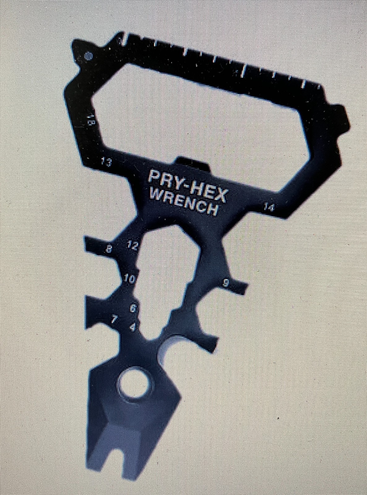 Trixie & Milo TOOL-PRYHX Pry-Hex Multi-Tool, 18-Function, Stainless Steel