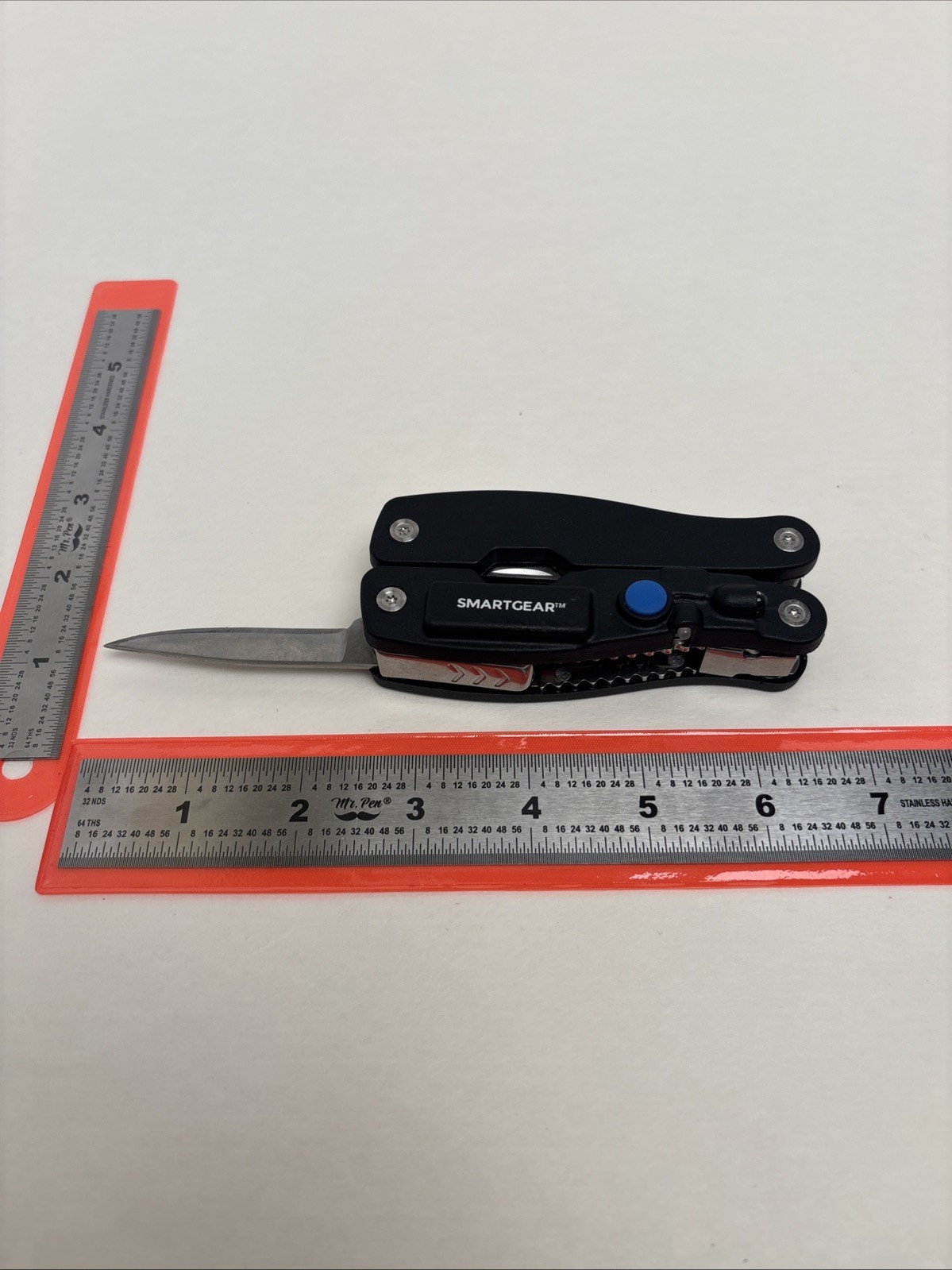 SmartGear USB Rechargeable Flashlight Black Multitool Sheath Camp Hunt Fish
