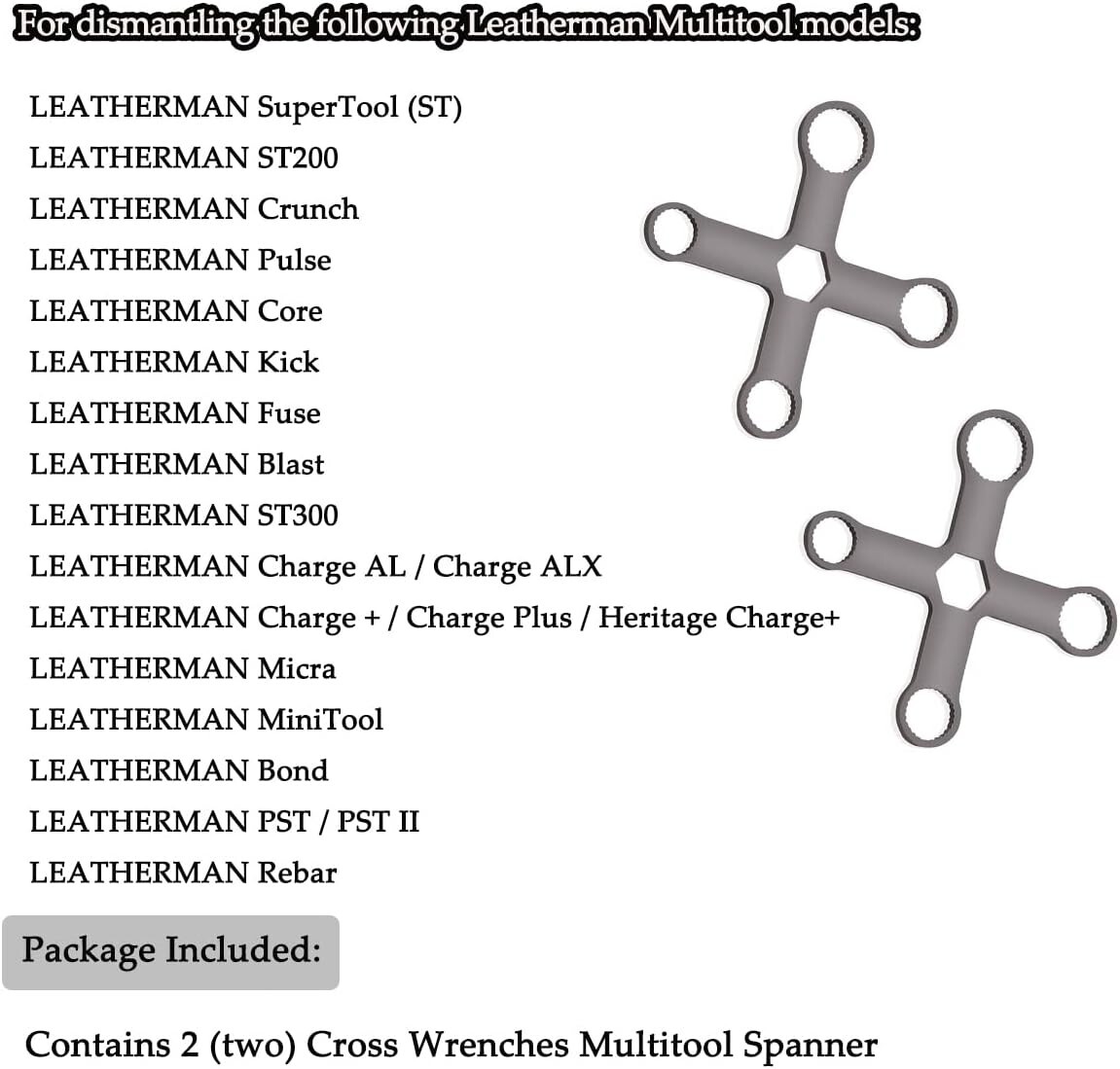Wrench Parse Tool Multitool Spanner For Leatherman Disassembly Maintenance № 1.2