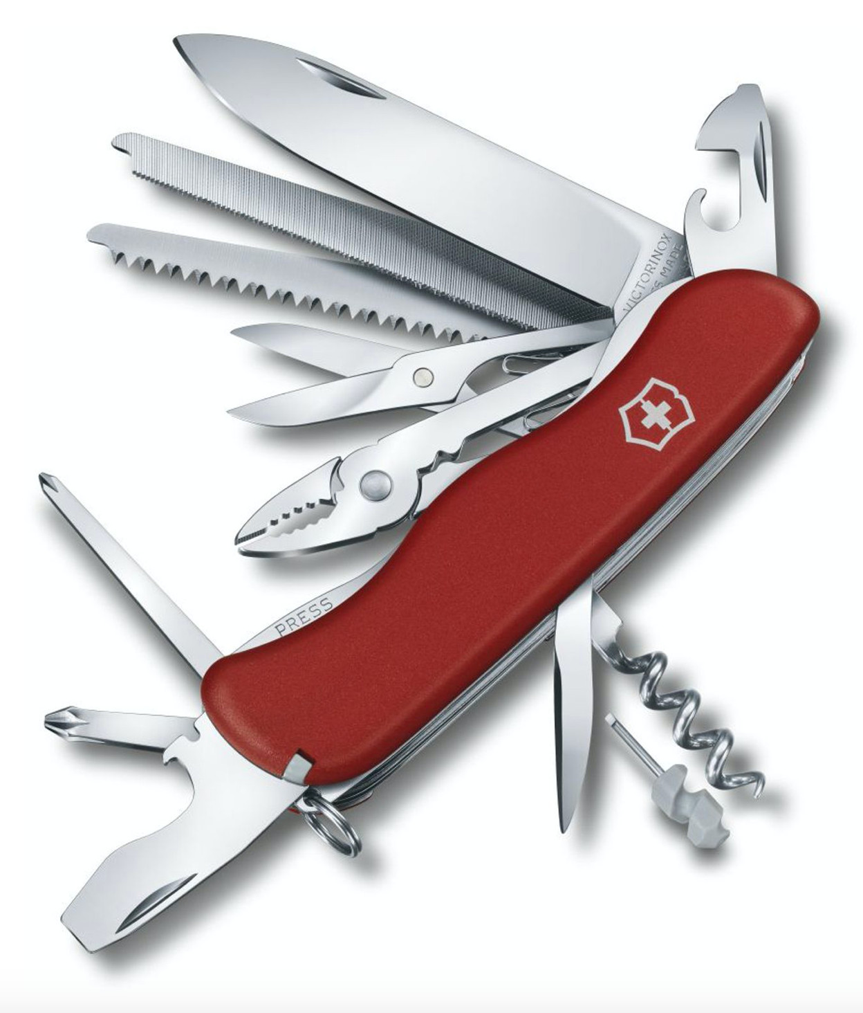 Victorinox Swiss Army Knife, Workchamp, Dark Red 111 mm, 0.8564-X1, New In Box