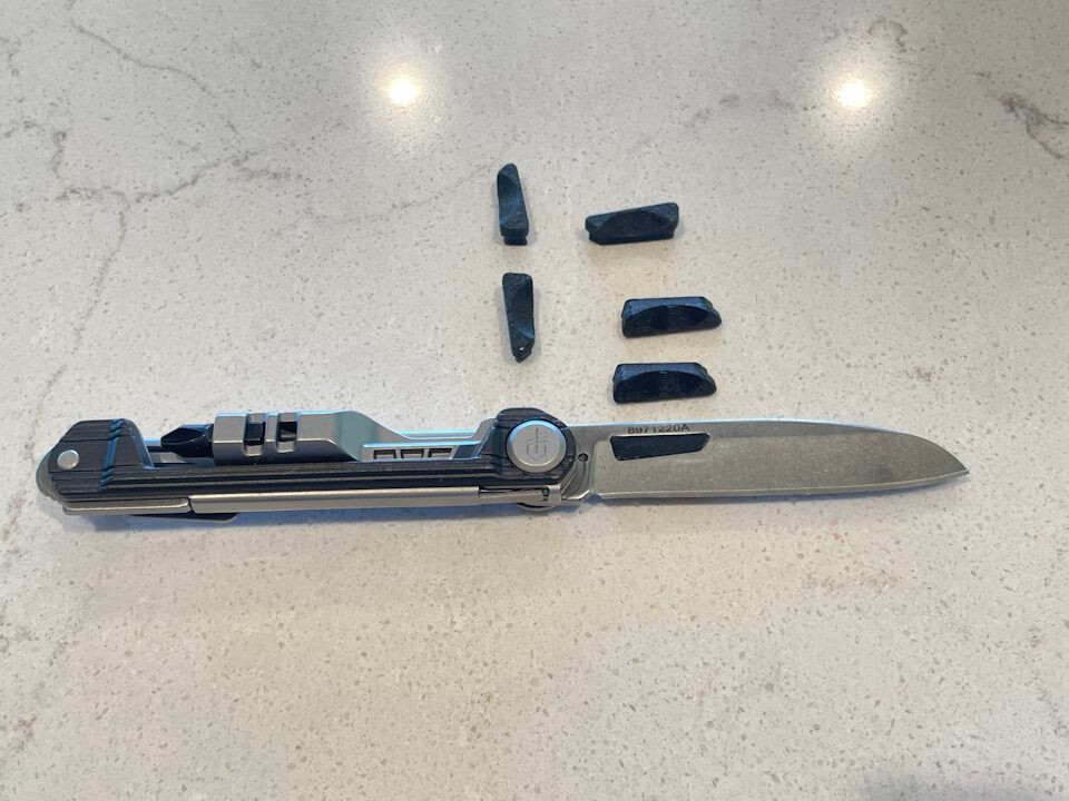 Pocket clip and Thumb stud for Gerber Armbar SLIM Series EDC Tool knives