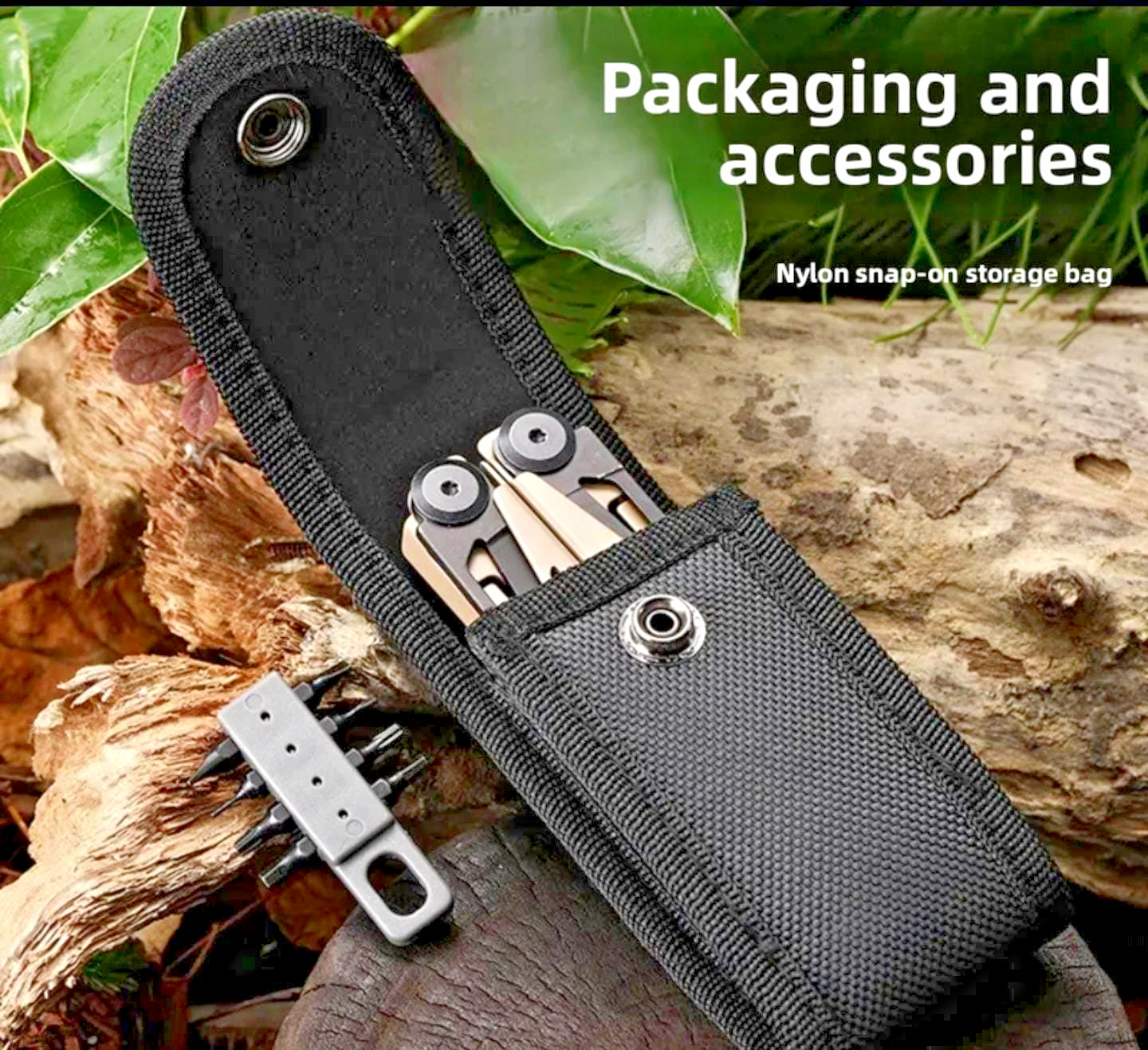 25In1 Multi-Functional Outdoor Camping Hiking EDC Keychain Pocket Multitool