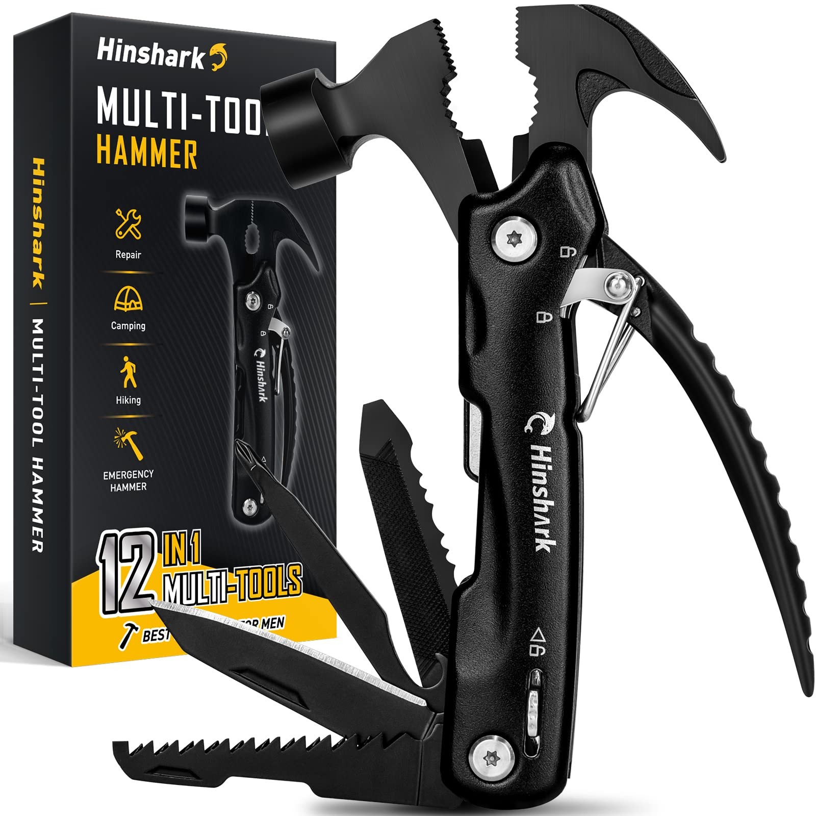 Martillo Multitool 12 En 1 Para Camping Regalo Para Hombre Y Abuelo Pro